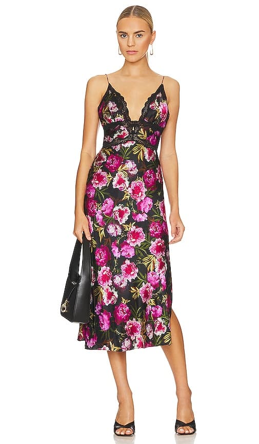 Bibiana Dress In Plum Blossom - Image 1