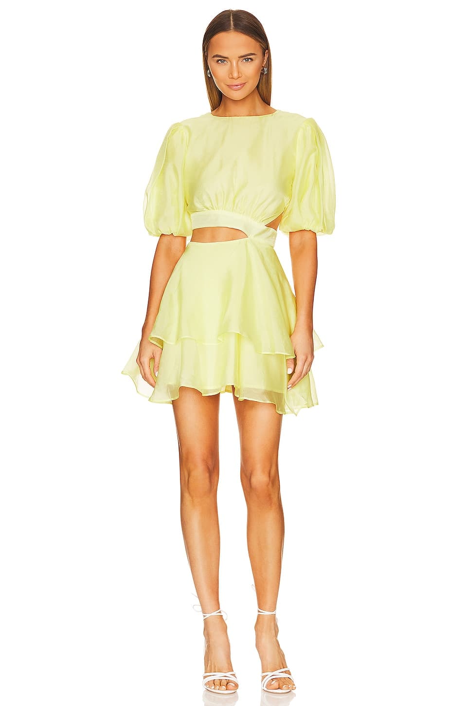 Enya Organza Mini Dress - Image 1