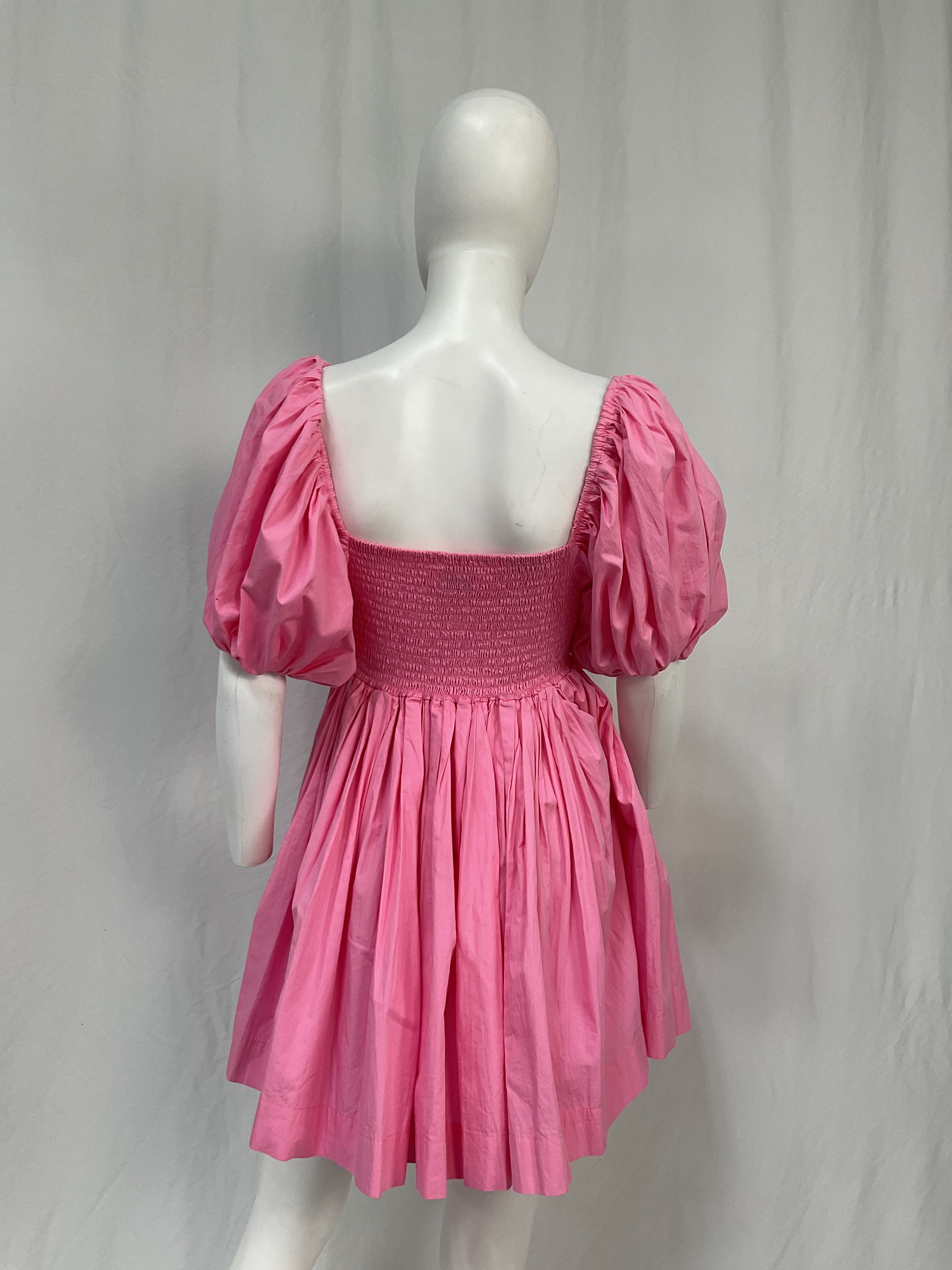 Puff Sleeve Dress In Floss - Image 2