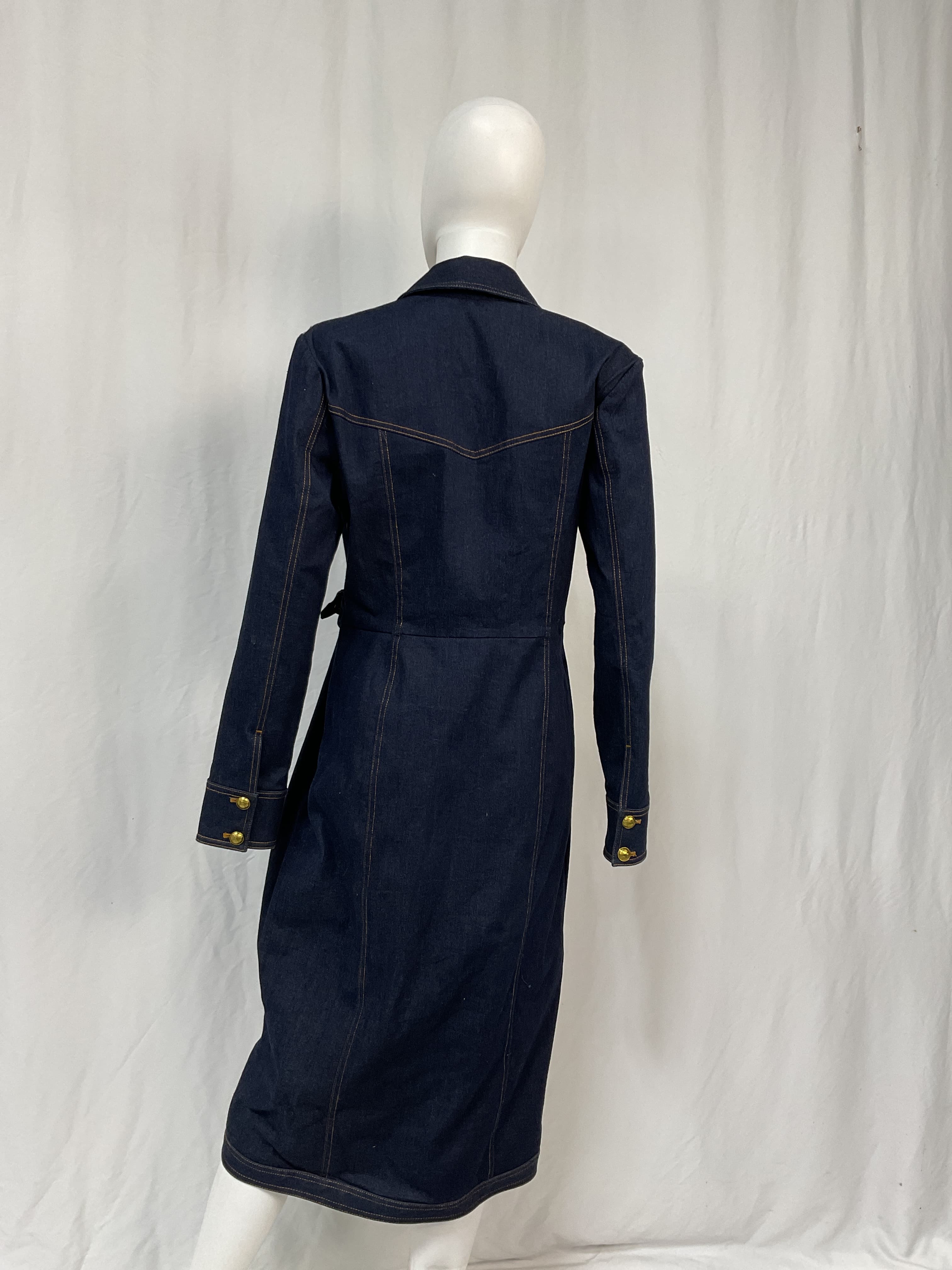 Arlington Denim Wrap Dress - Image 2