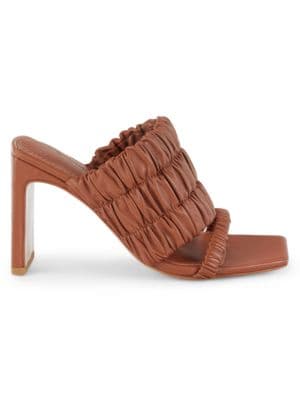 Felix Elastic Block-Heel Mules - Image 1