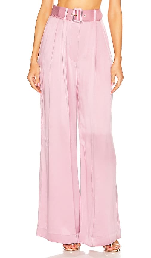 Wide Leg Pant In Pink - Image 1