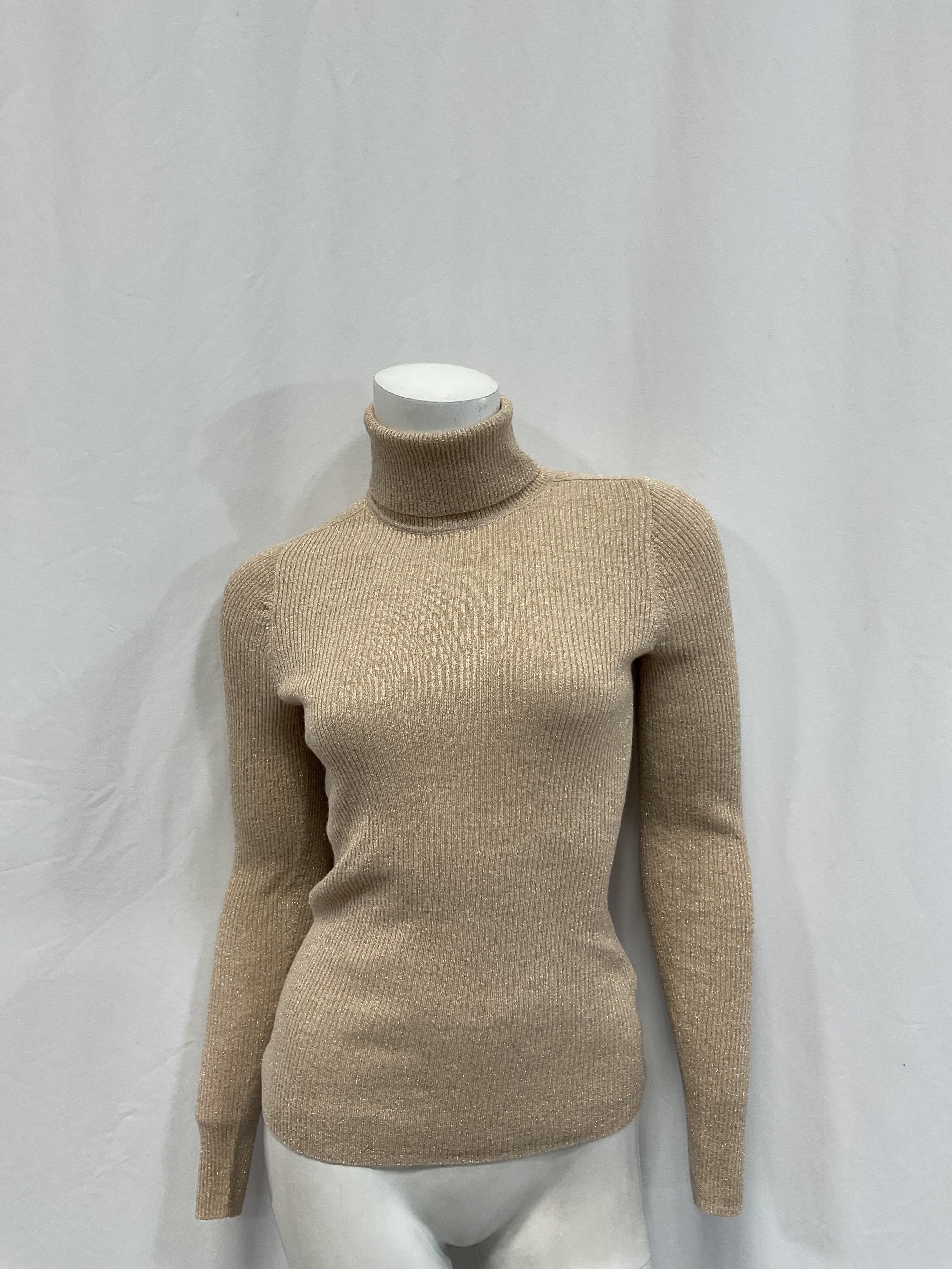 The Turtleneck In Lurex Merino - Image 1