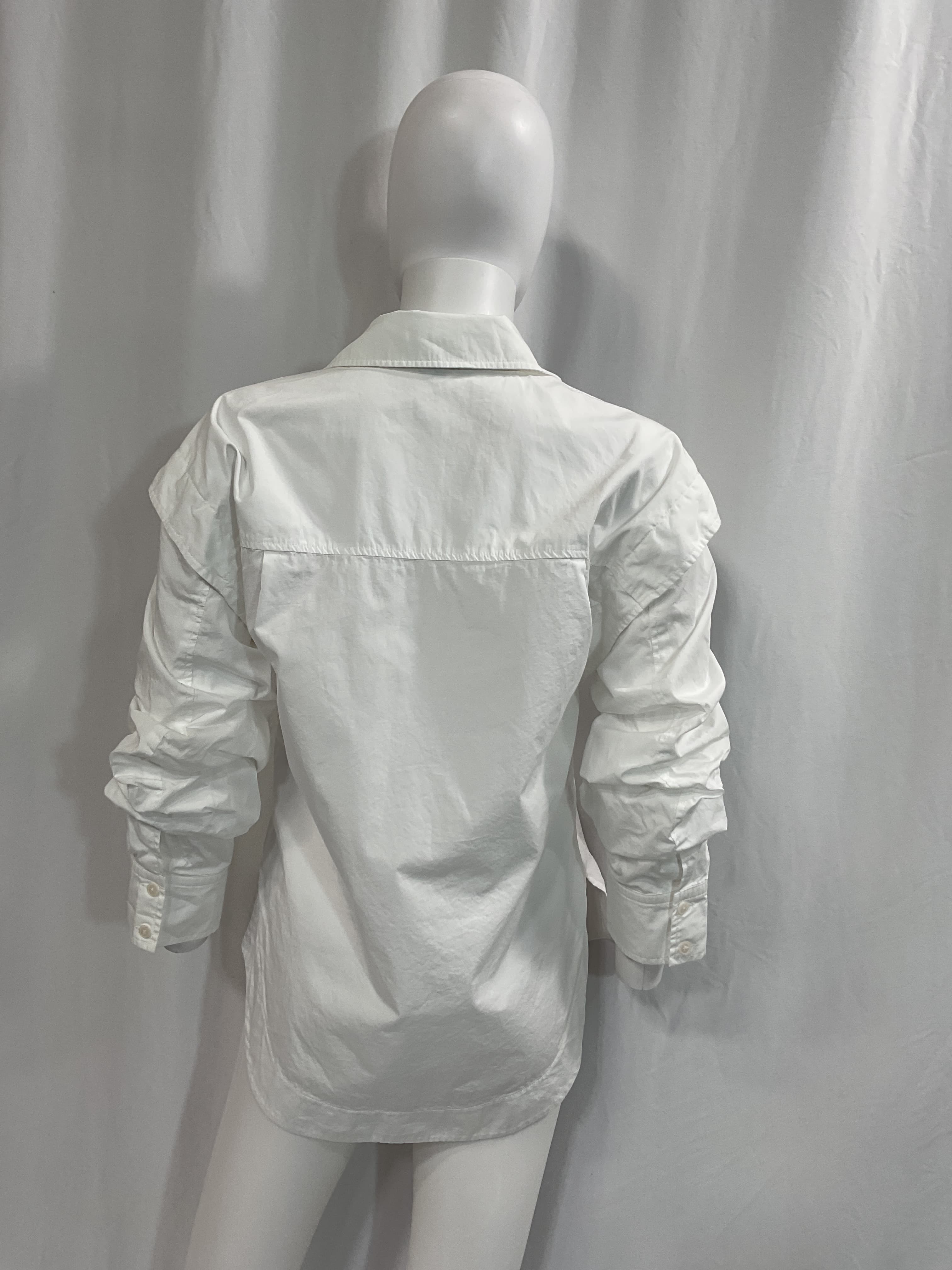 Marley Ruched Sleeve Button Down Shirt - Image 2