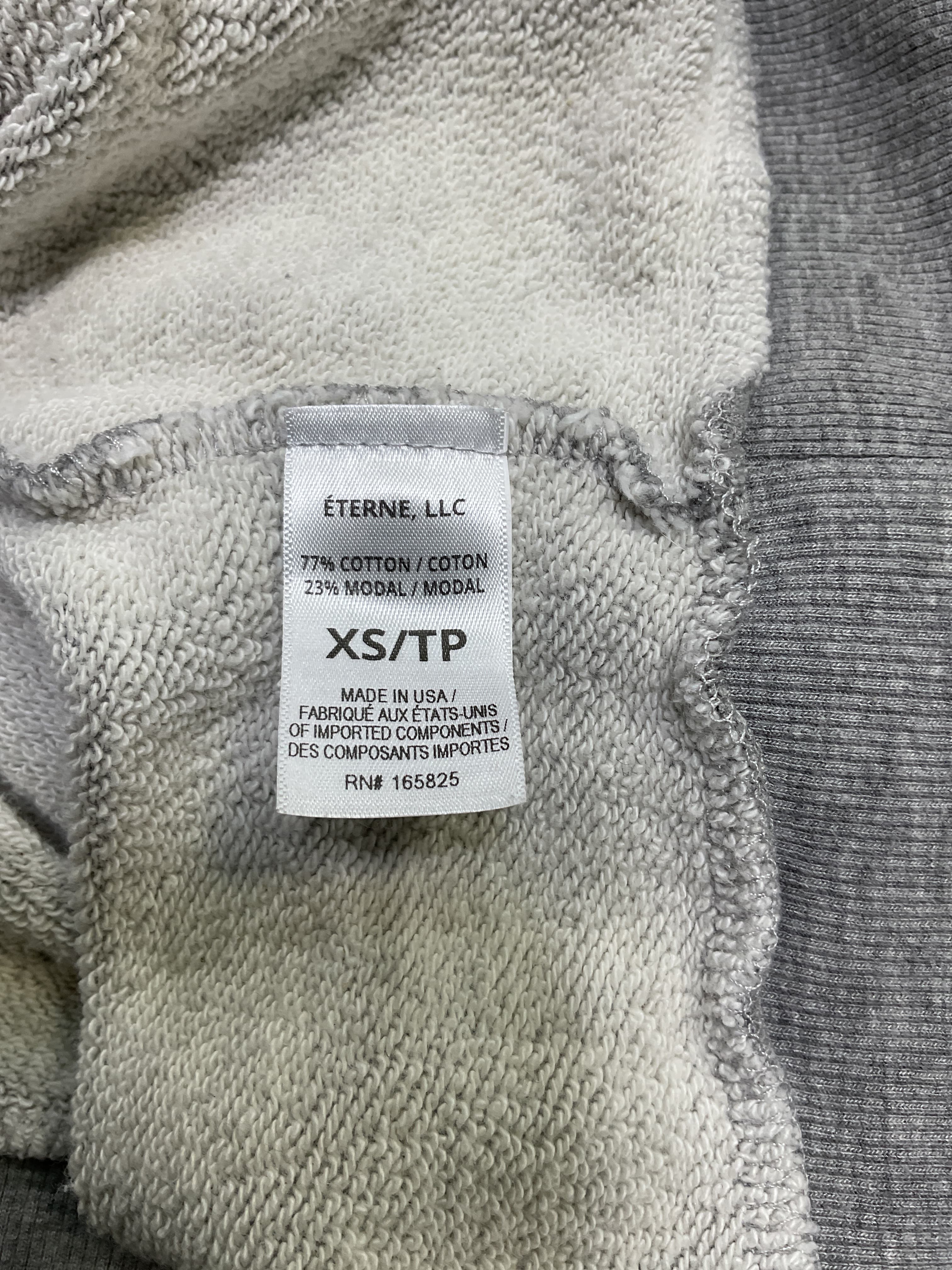 Oversized Polo Sweatshirt In Heather Grey - Image 4
