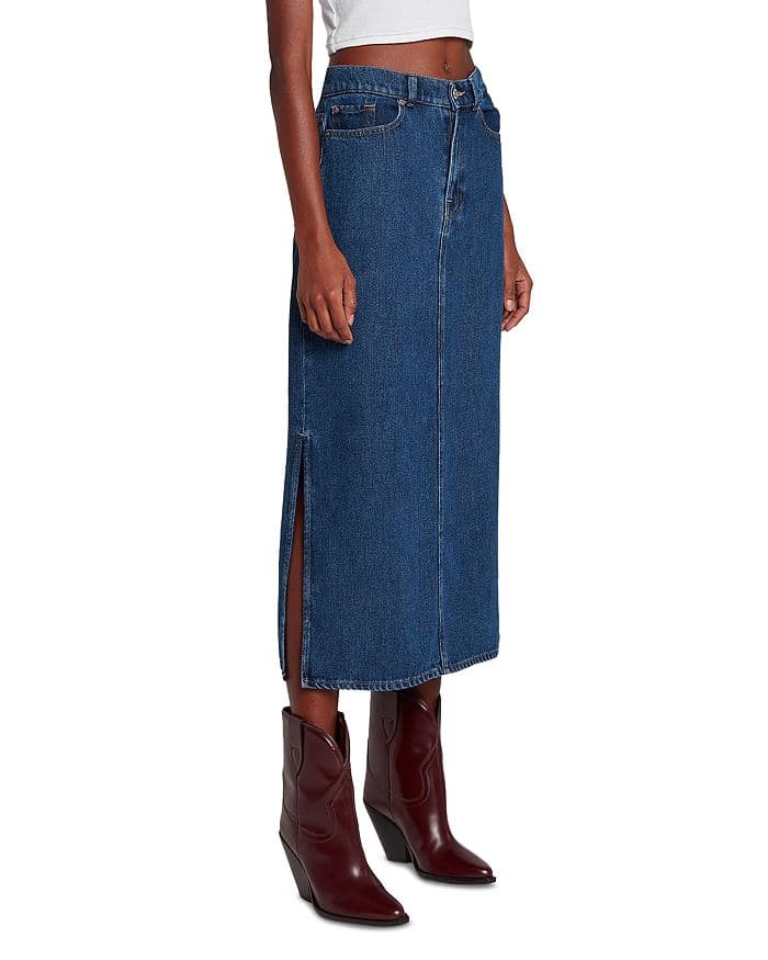 7 For All Mankind Denim Maxi Skirt - Image 1