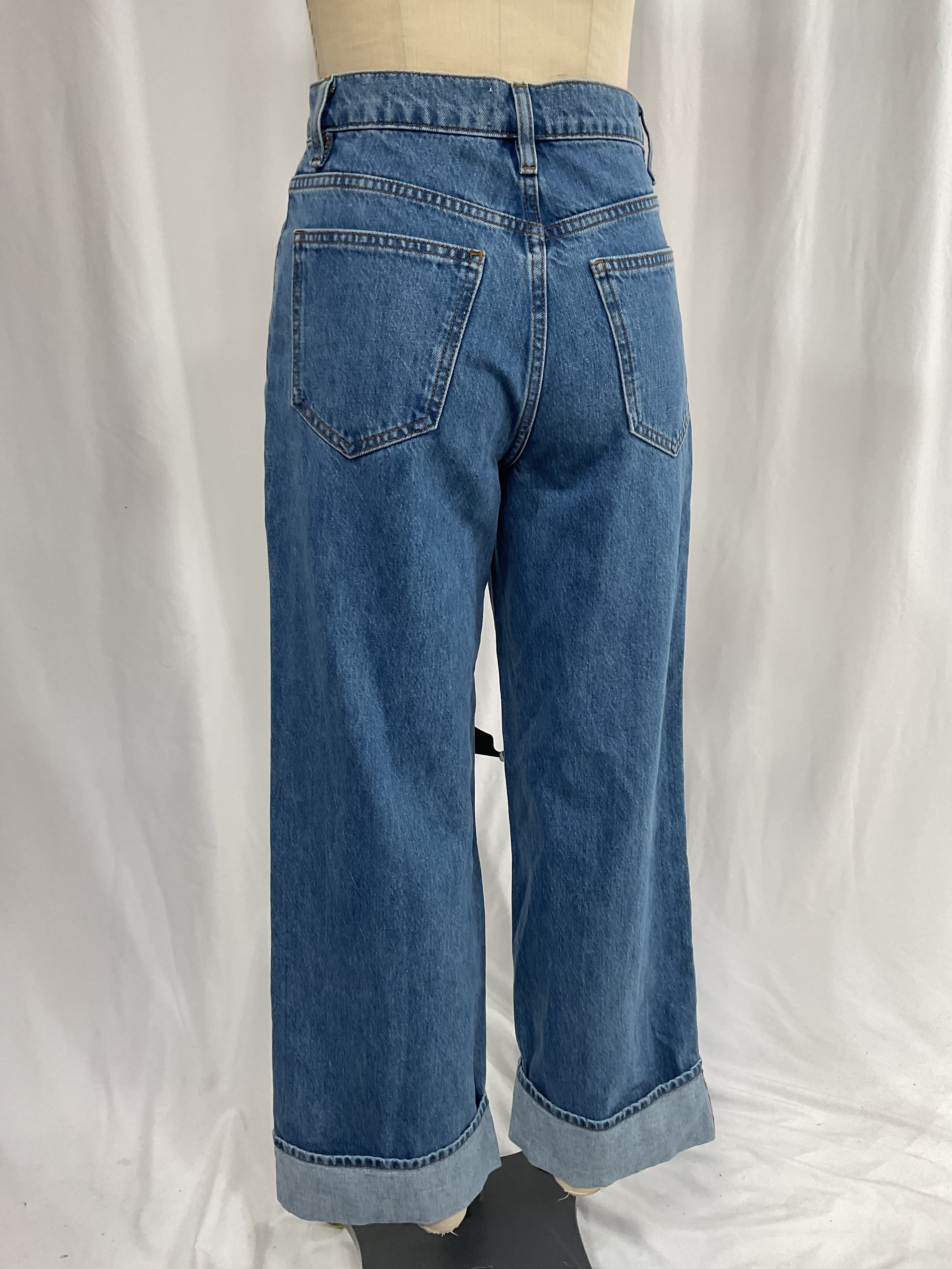 Rolled High Rise Wide Leg - Image 2