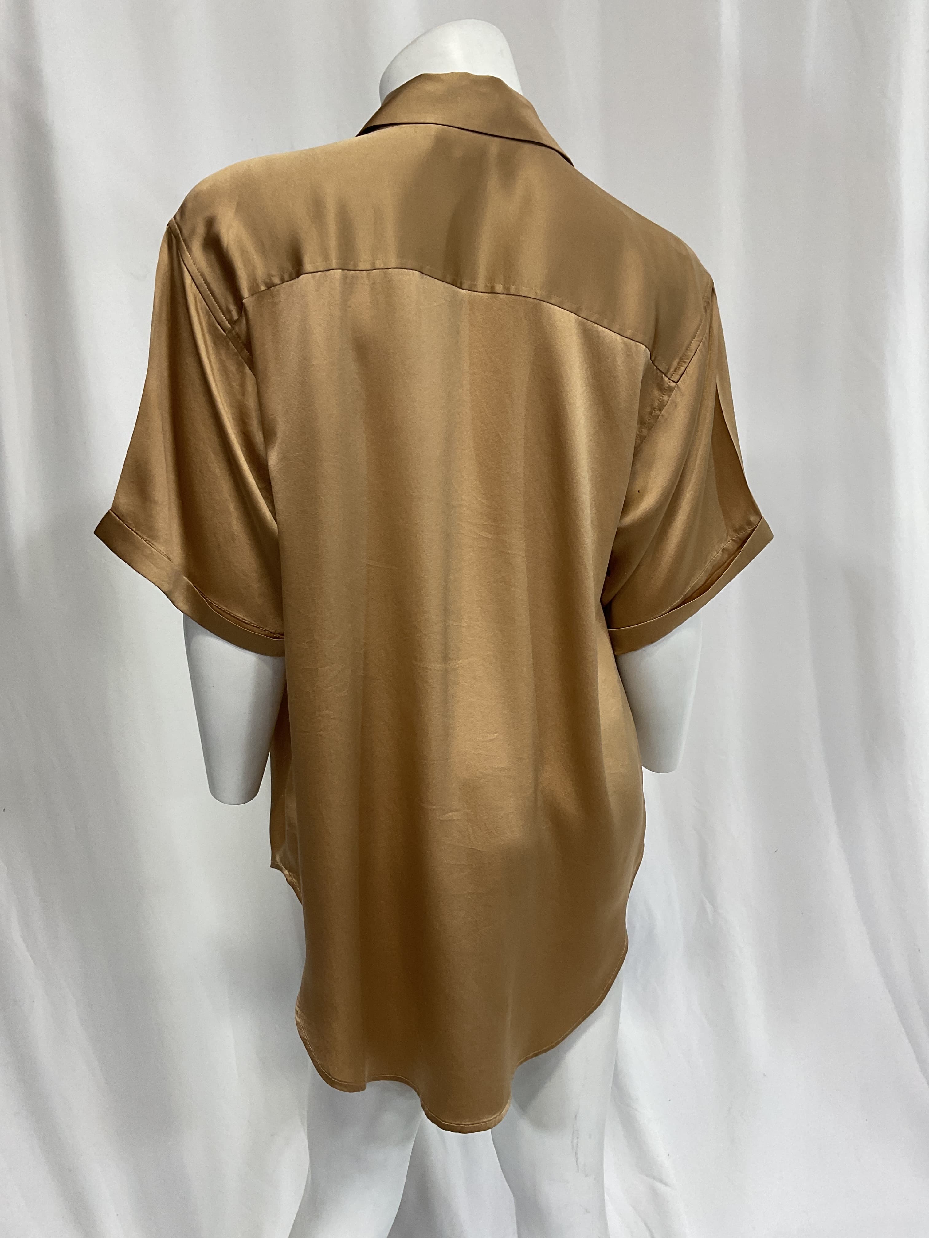 Fifi Short Sleeve Silk Shirt - Image 4