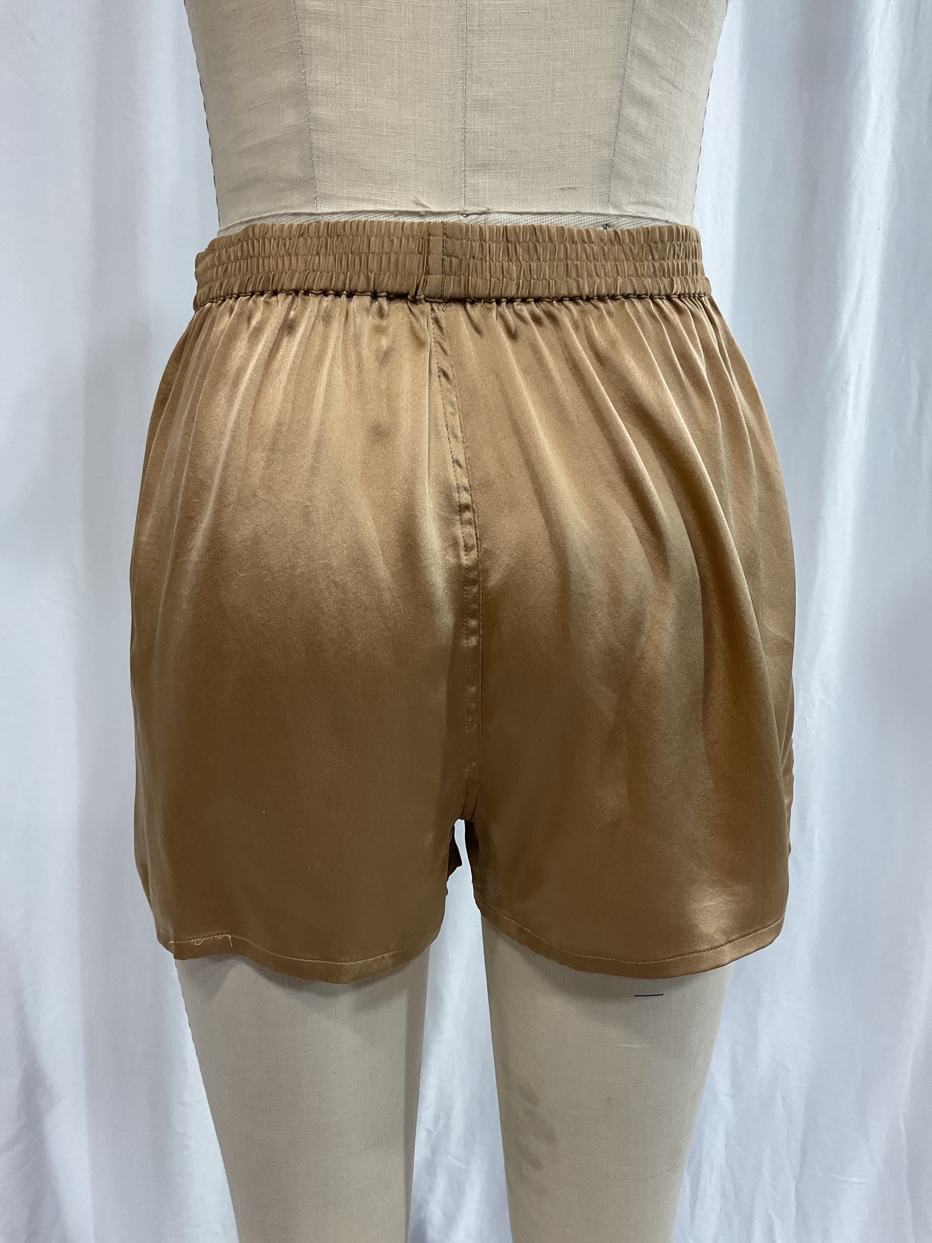 Fifi Silk High-Rise Shorts - Image 2