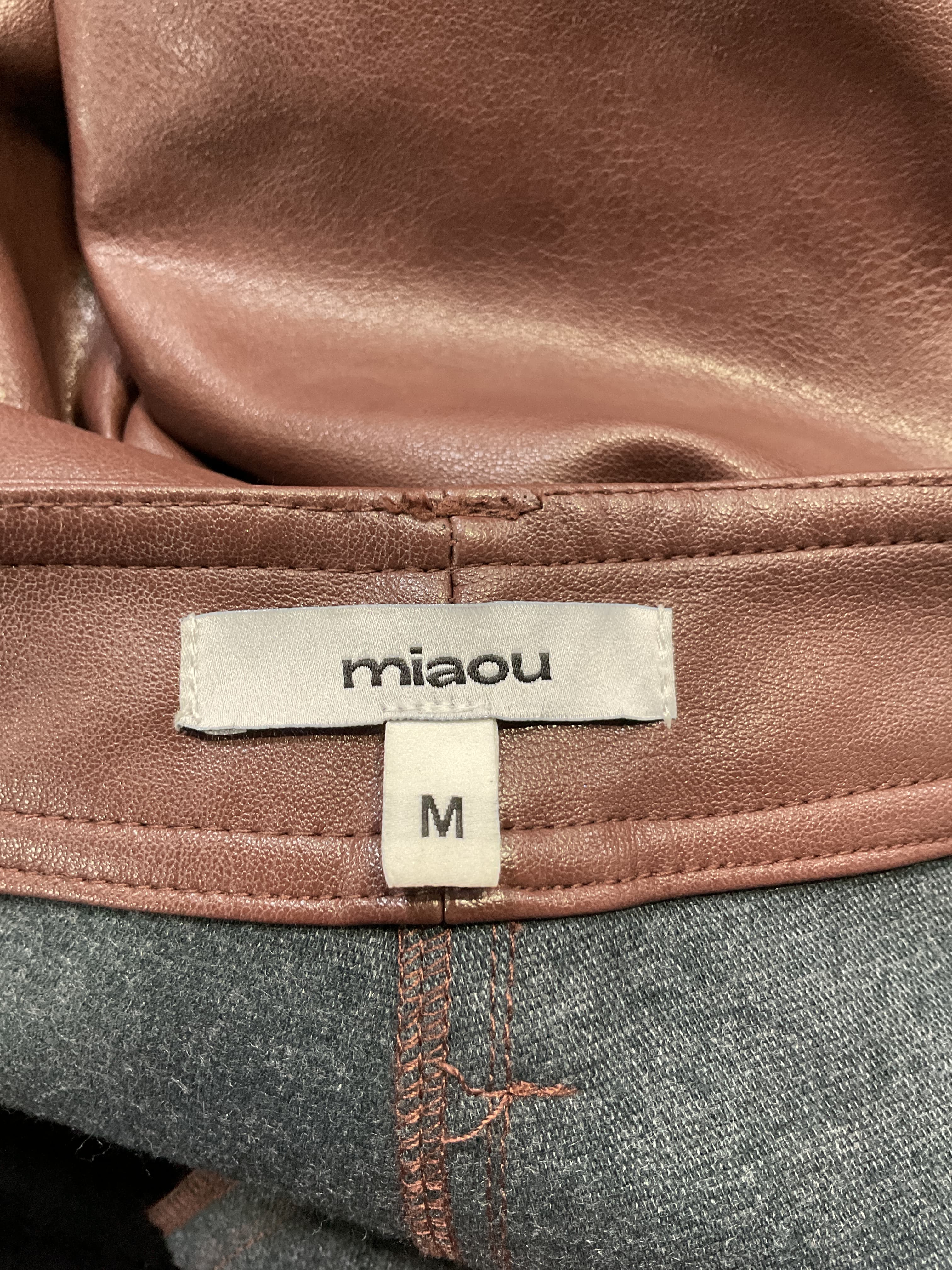 Junior Pant In Brown Leather - Image 4