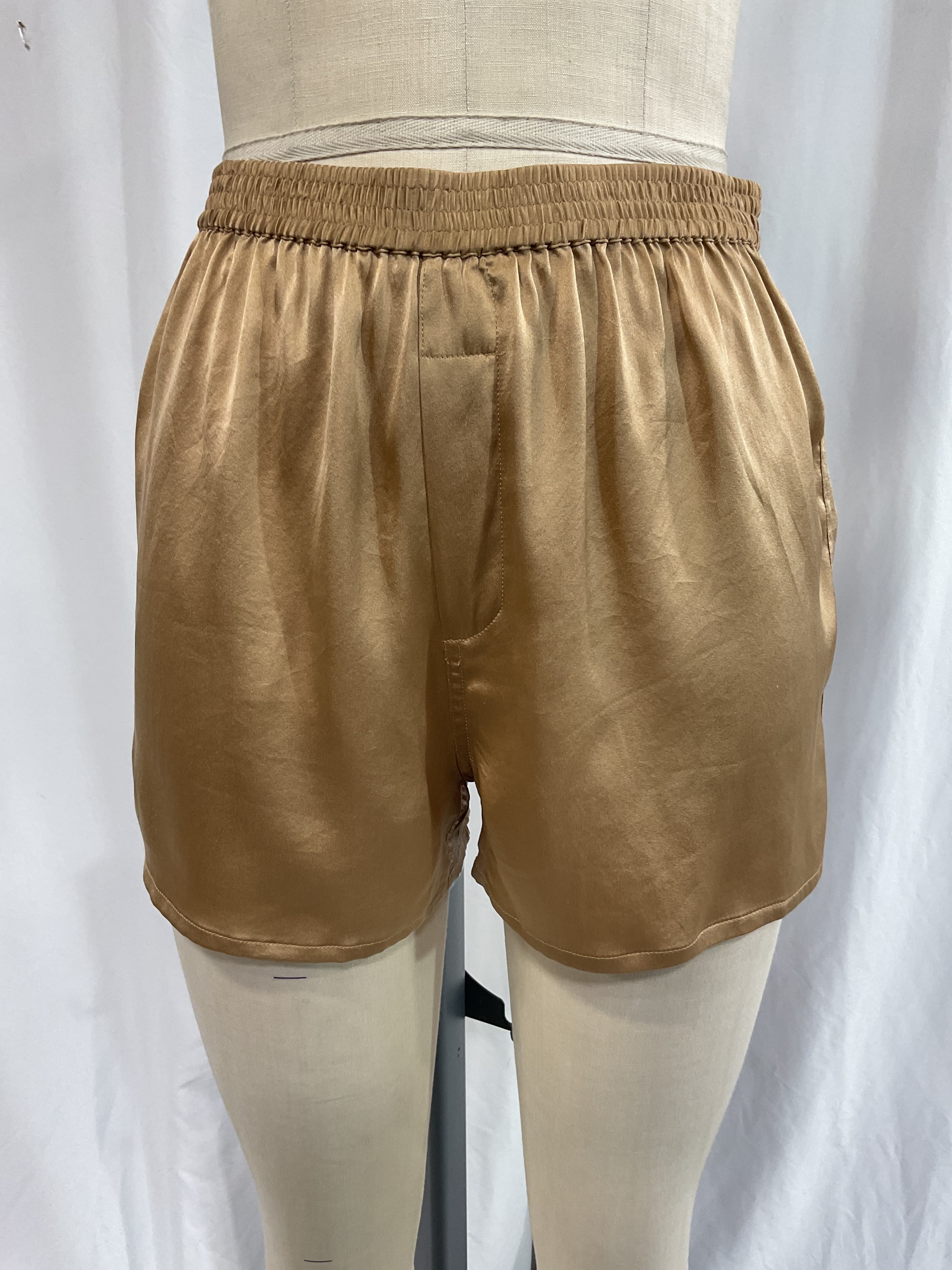 Fifi Silk High-Rise Shorts - Image 3
