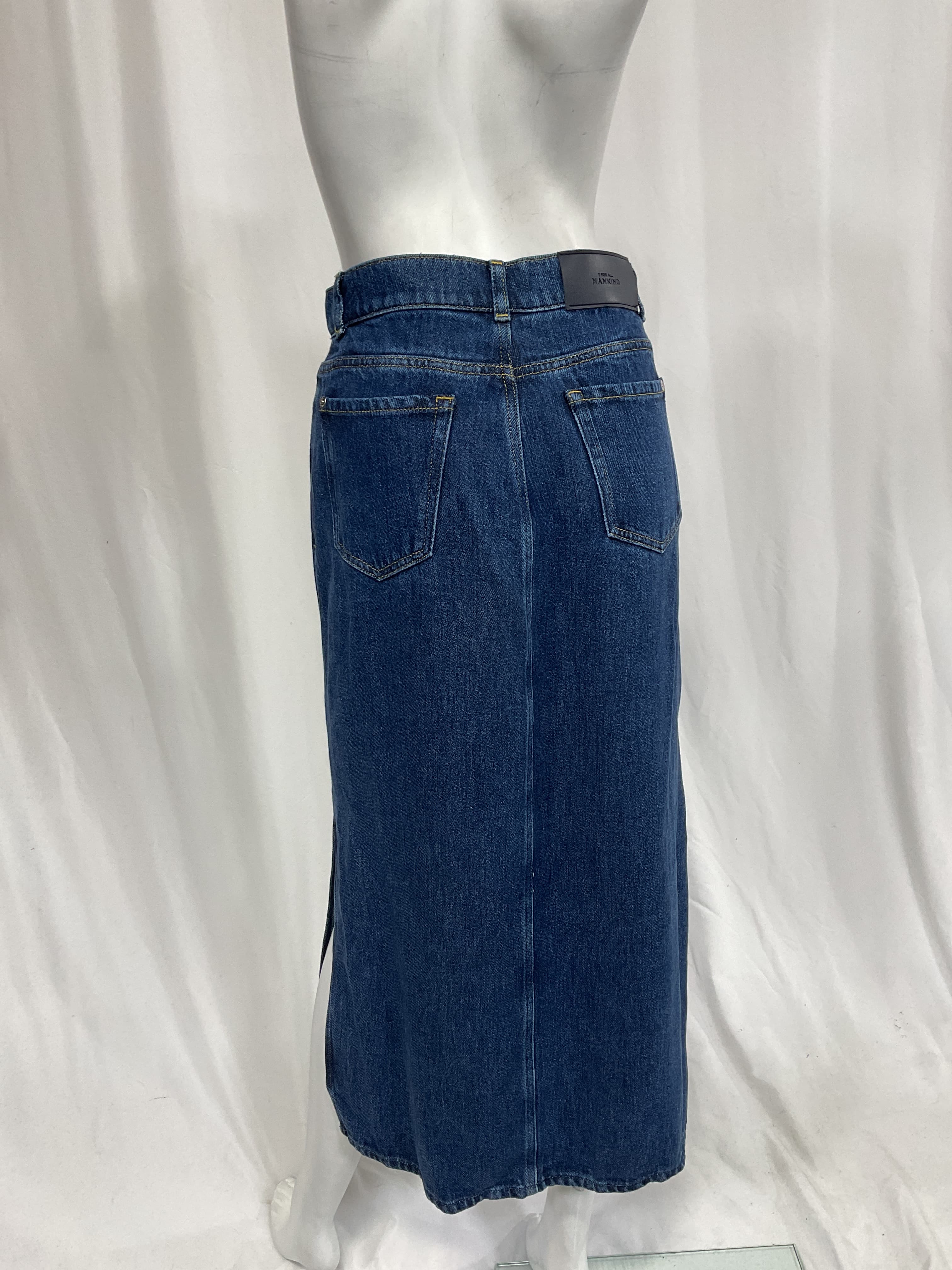 7 For All Mankind Denim Maxi Skirt - Image 2