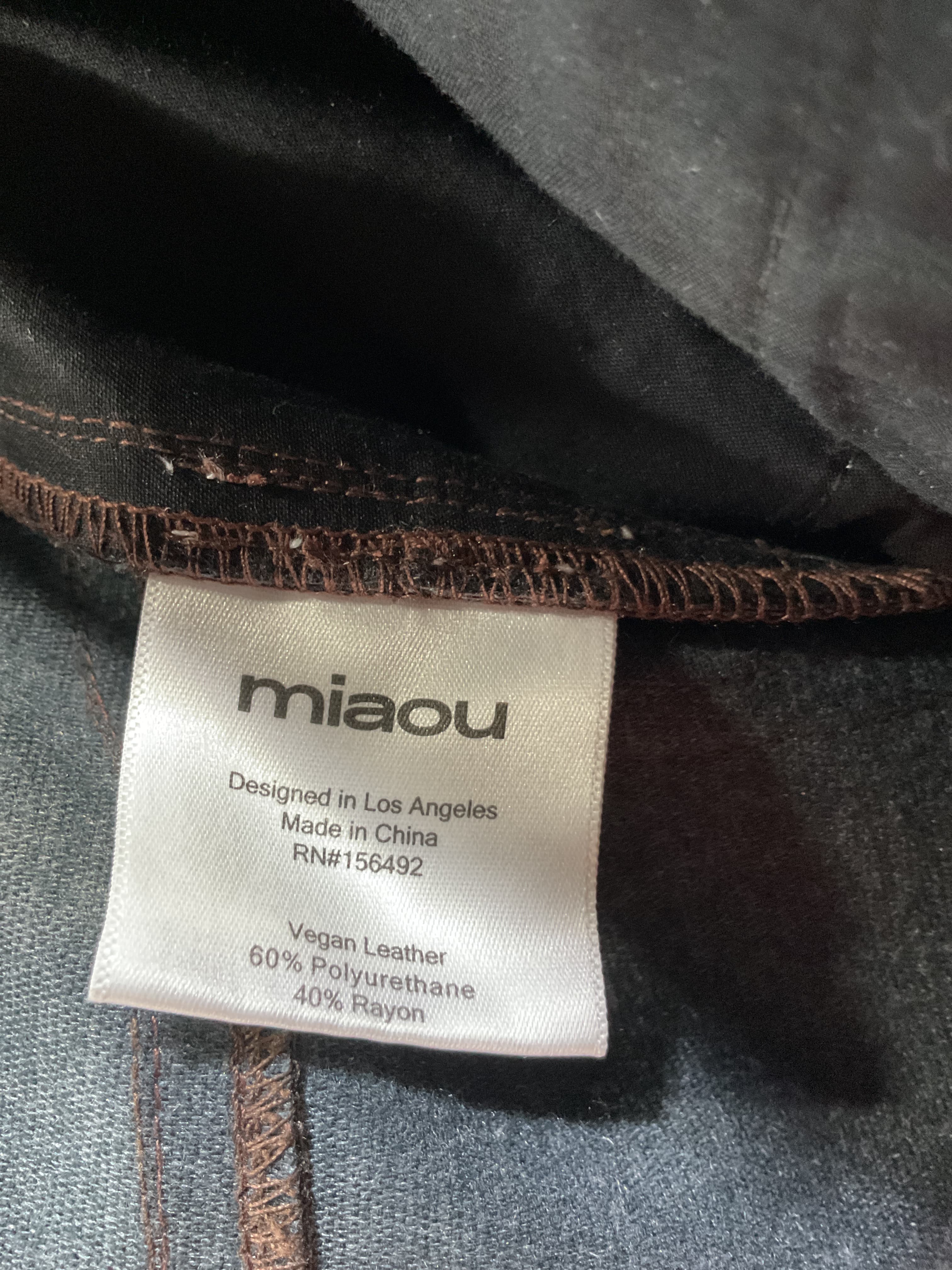 Junior Pant In Brown Leather - Image 3