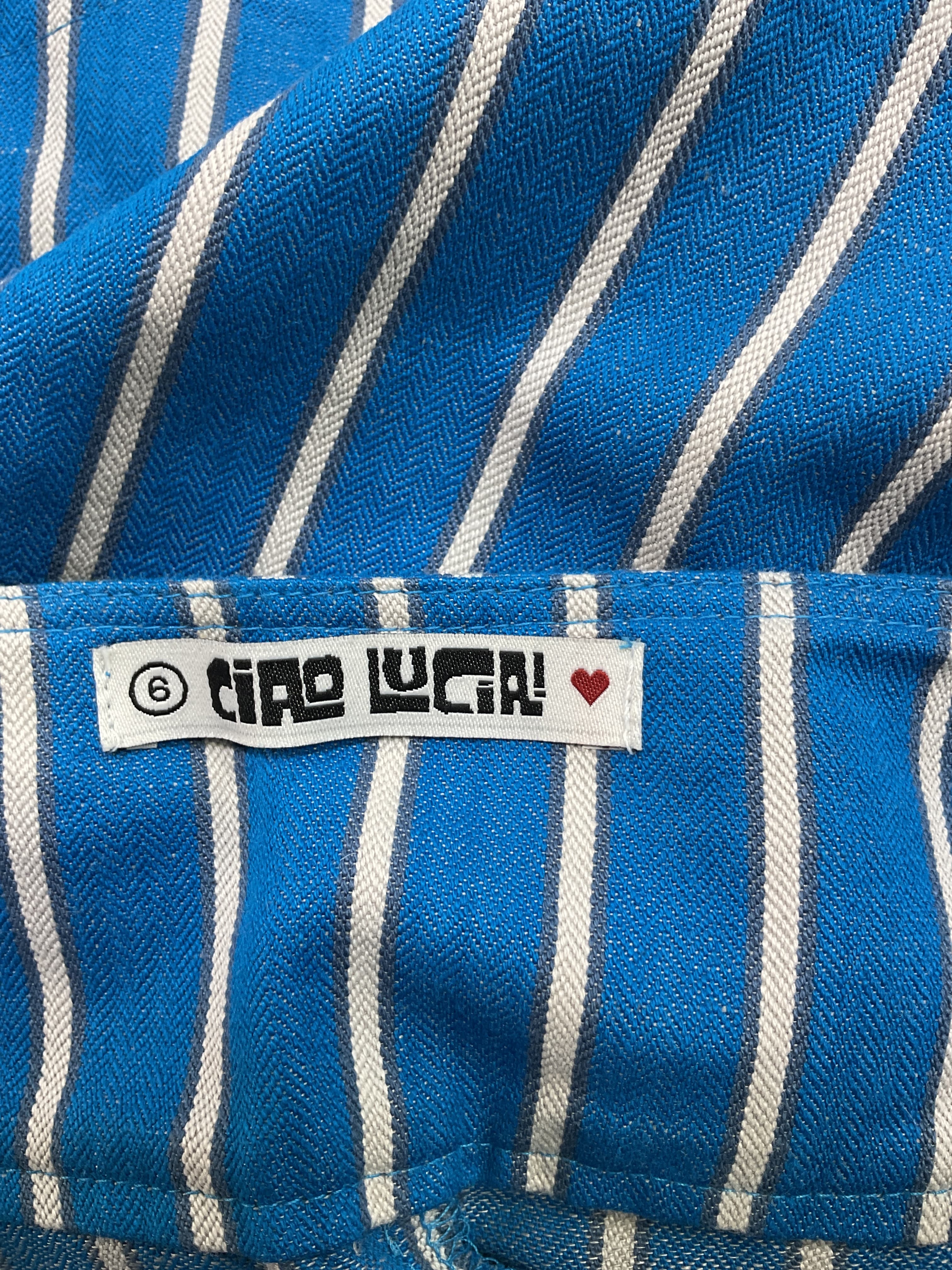 Paolo Striped Cotton-Linen Shorts - Image 4