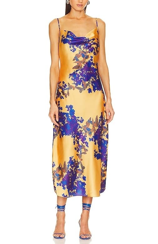 Hadley Venetia Dress In Orange - Image 1