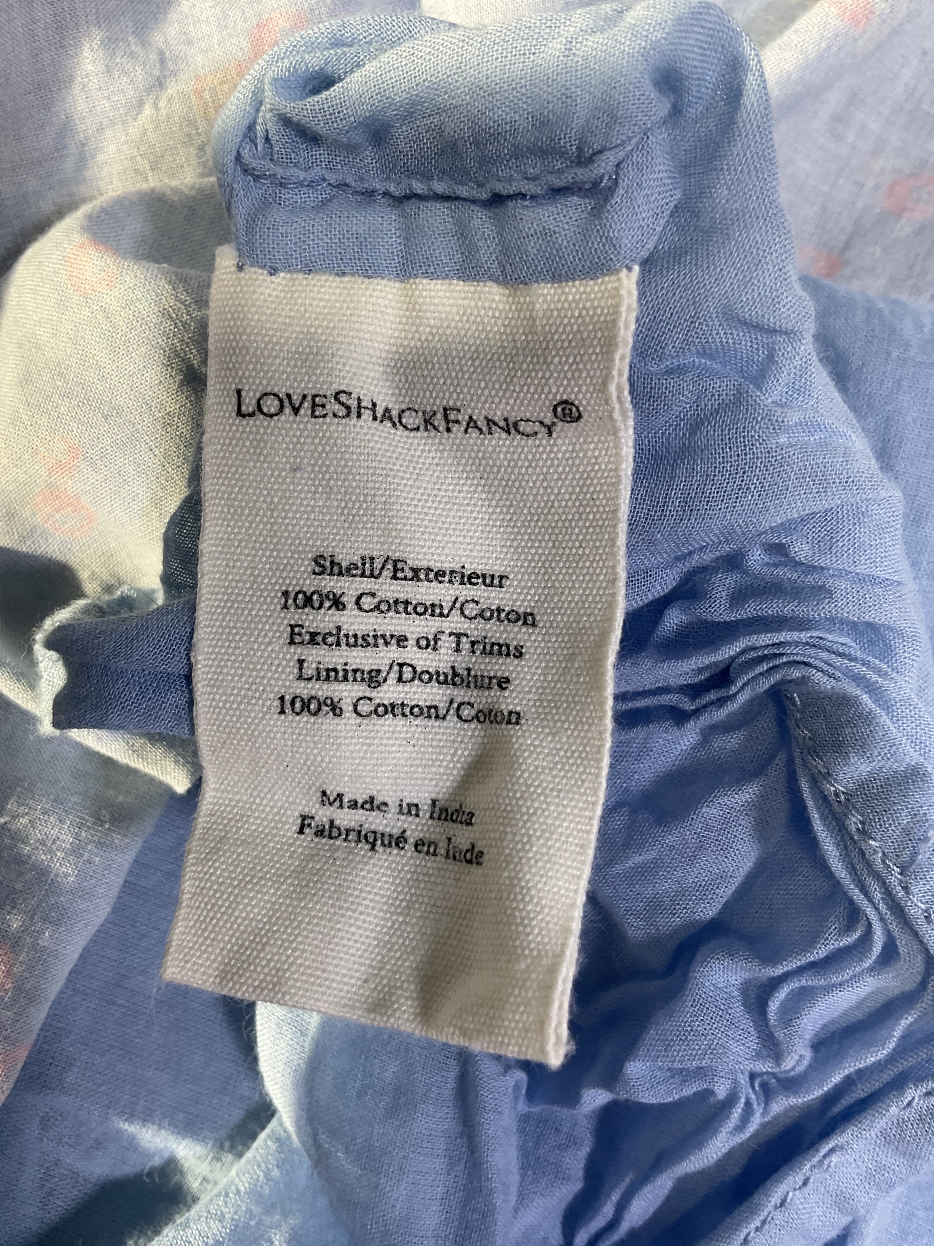 Loveshackfancy X Revolve Begonia Dress In Blue Baby Pomme - Image 4