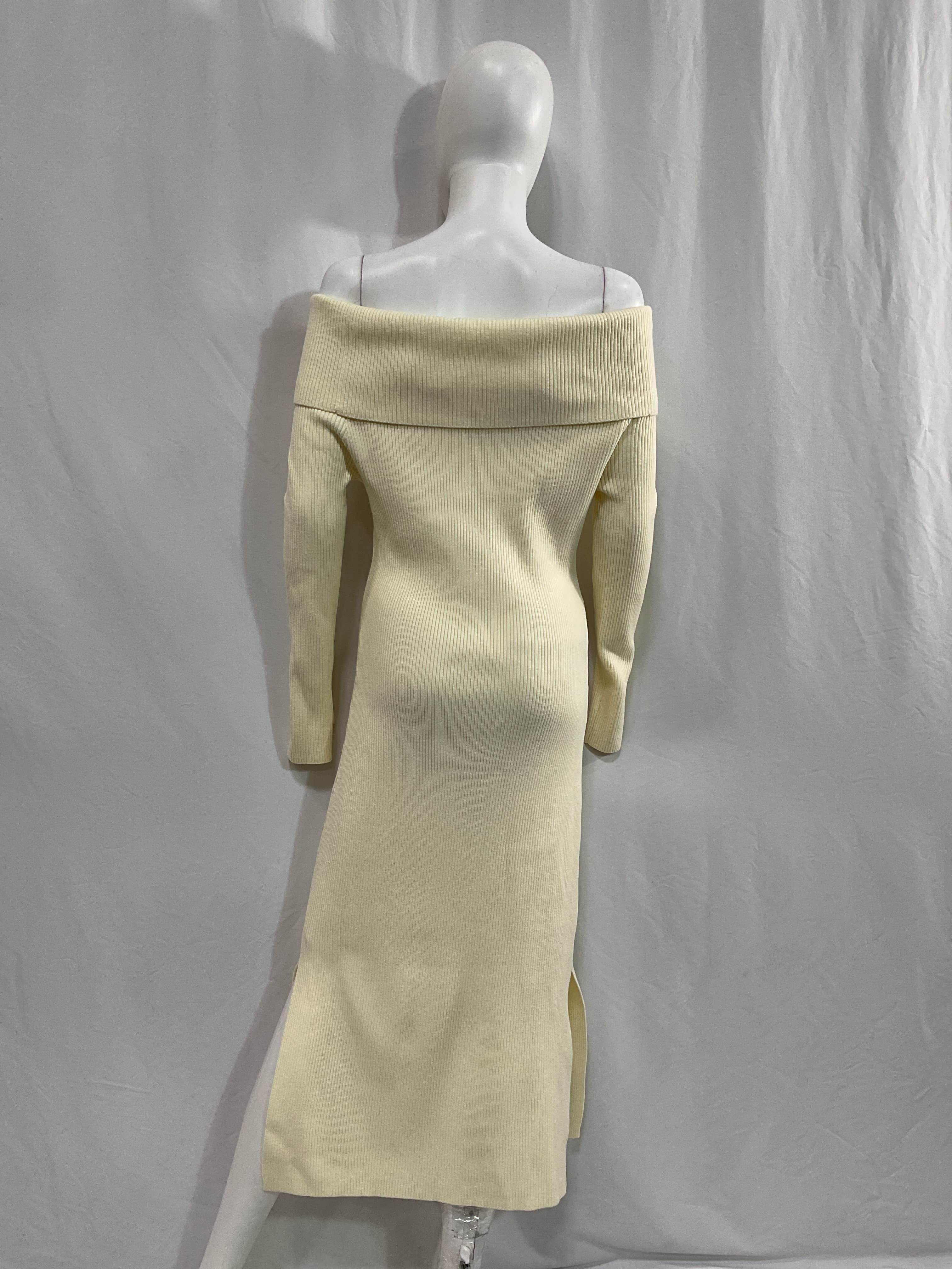 Marie Maxi Dress In Winter White - Image 4