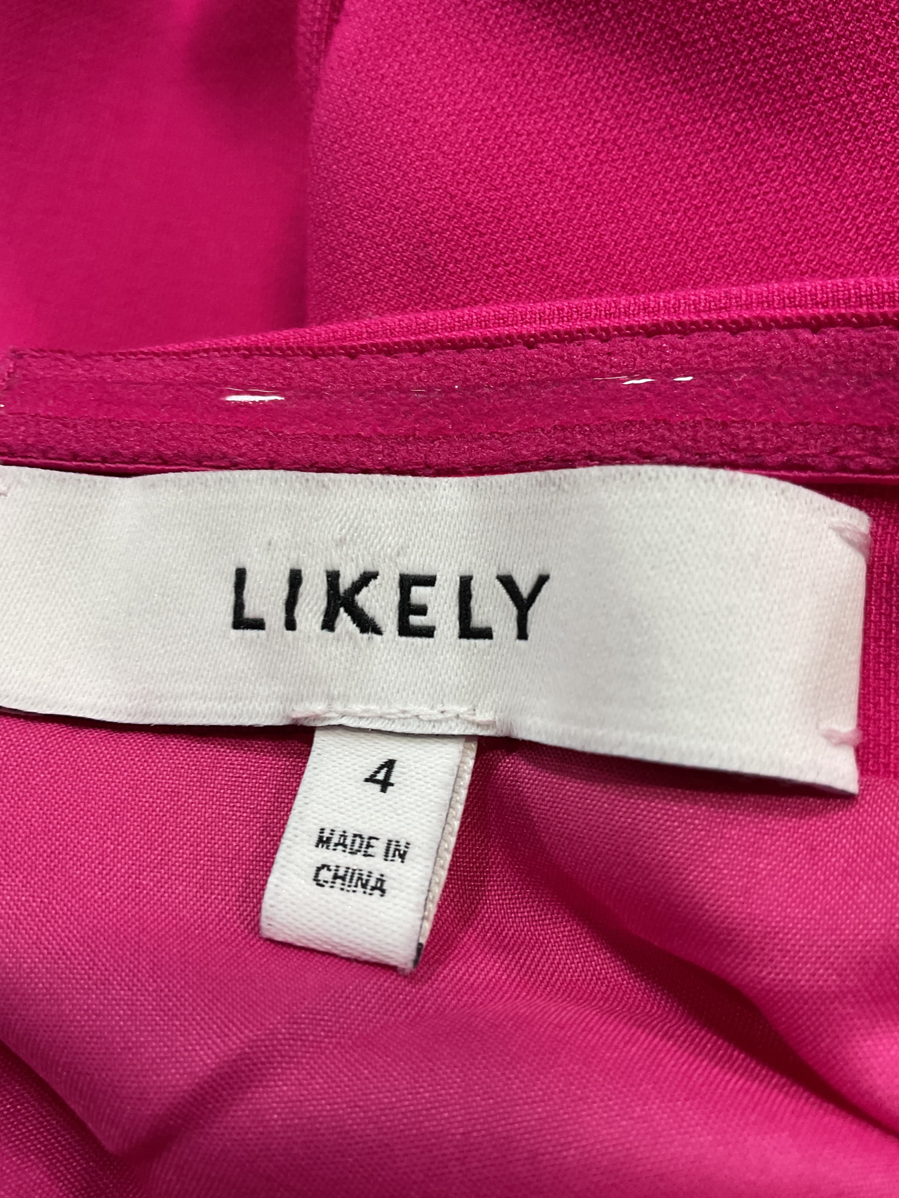 Katy Dress In Fuchsia - Image 4