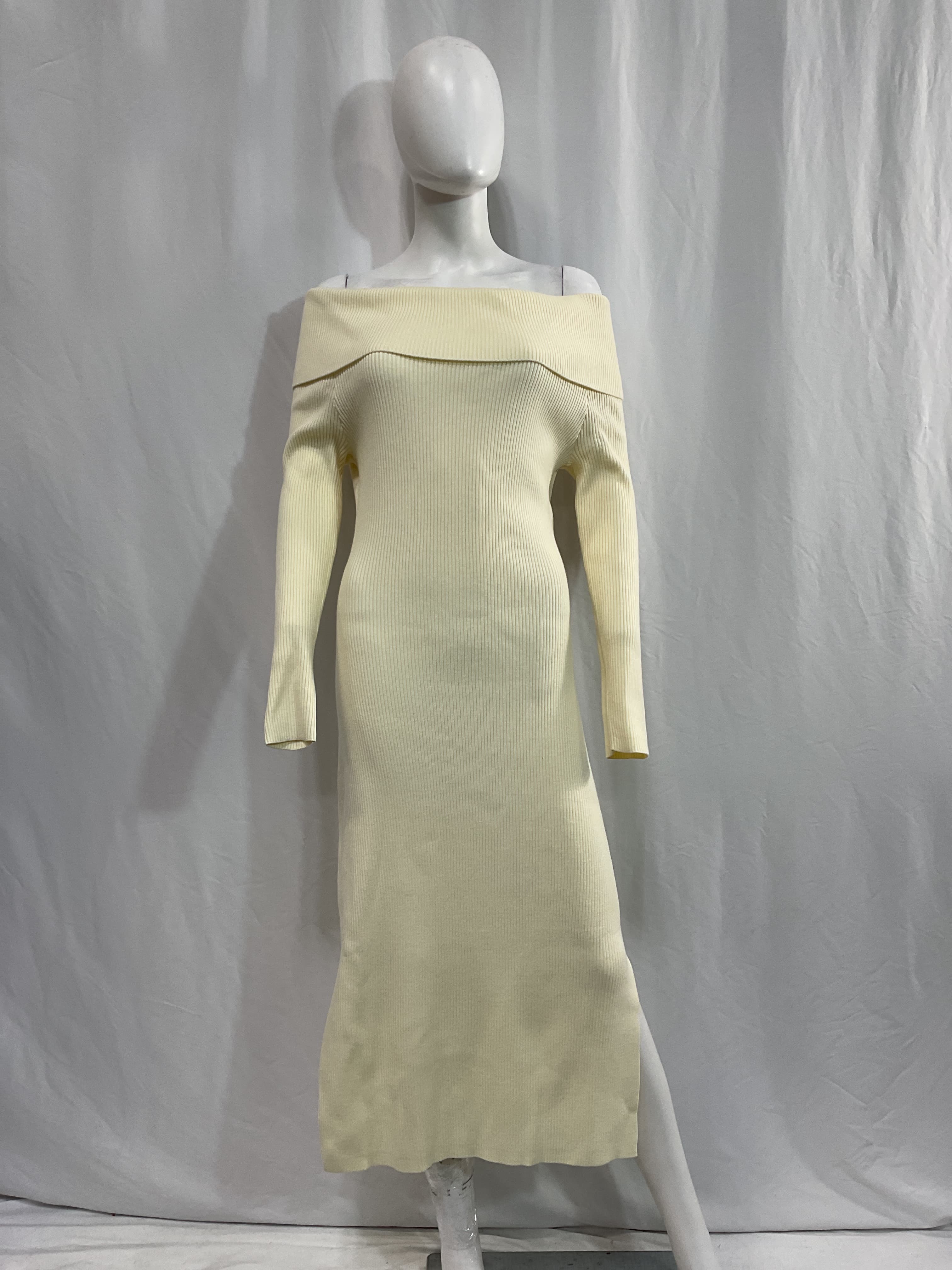 Marie Maxi Dress In Winter White - Image 3