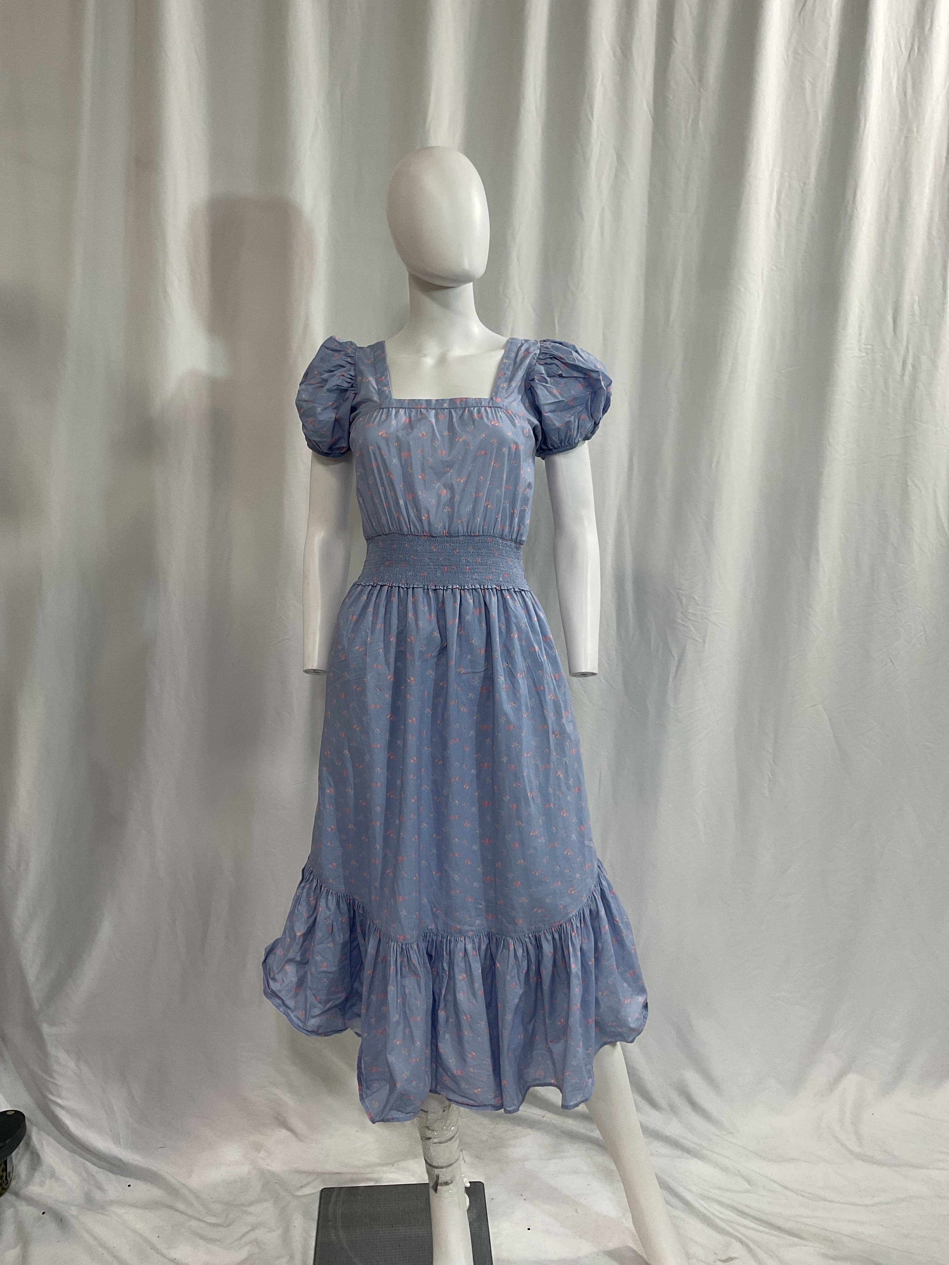 Loveshackfancy X Revolve Begonia Dress In Blue Baby Pomme - Image 2