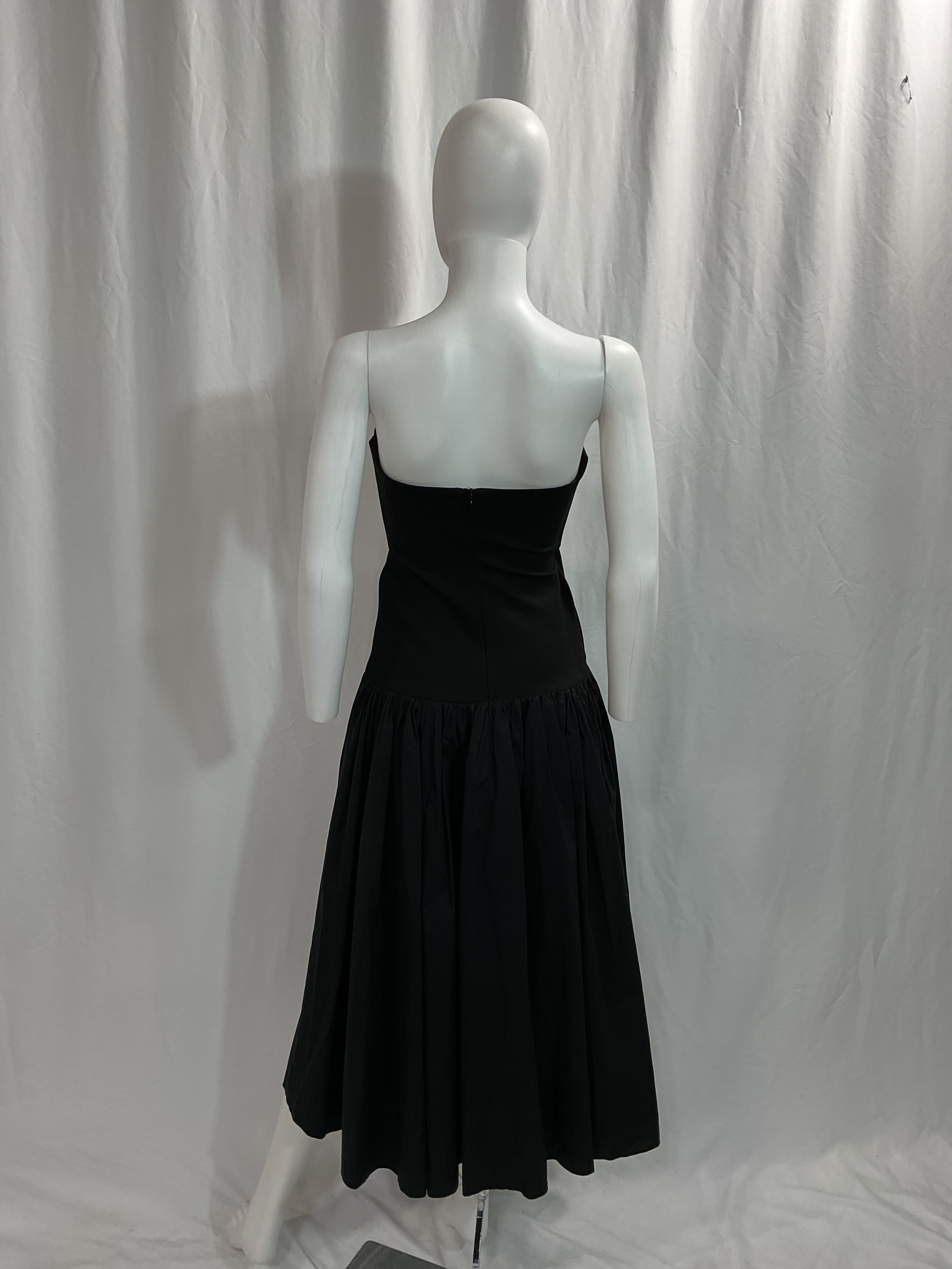 Jaxon Drop Waist Broomstick Pleated In Black - Image 2