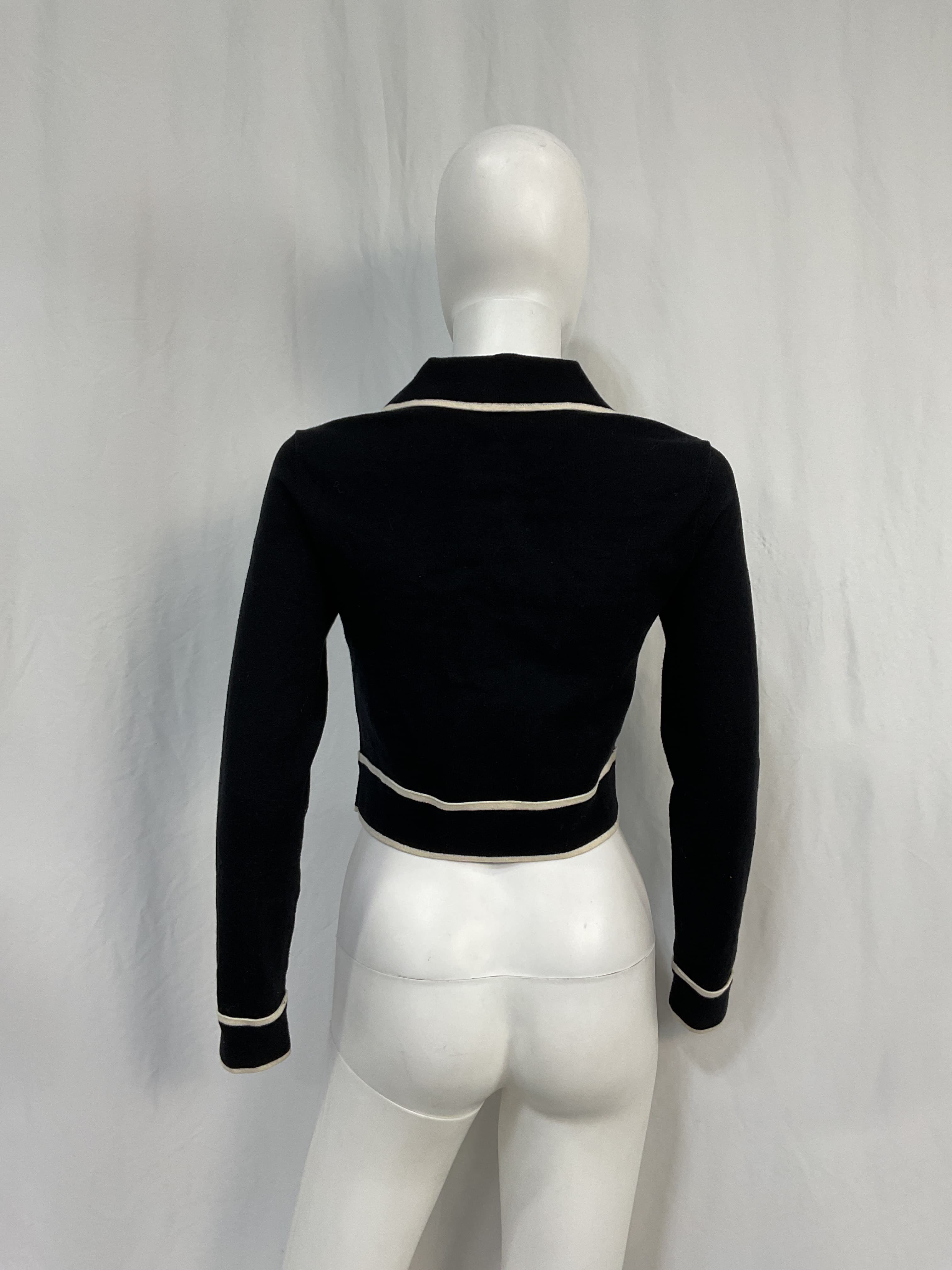 Varma Sweater Jacket In Black - Image 3