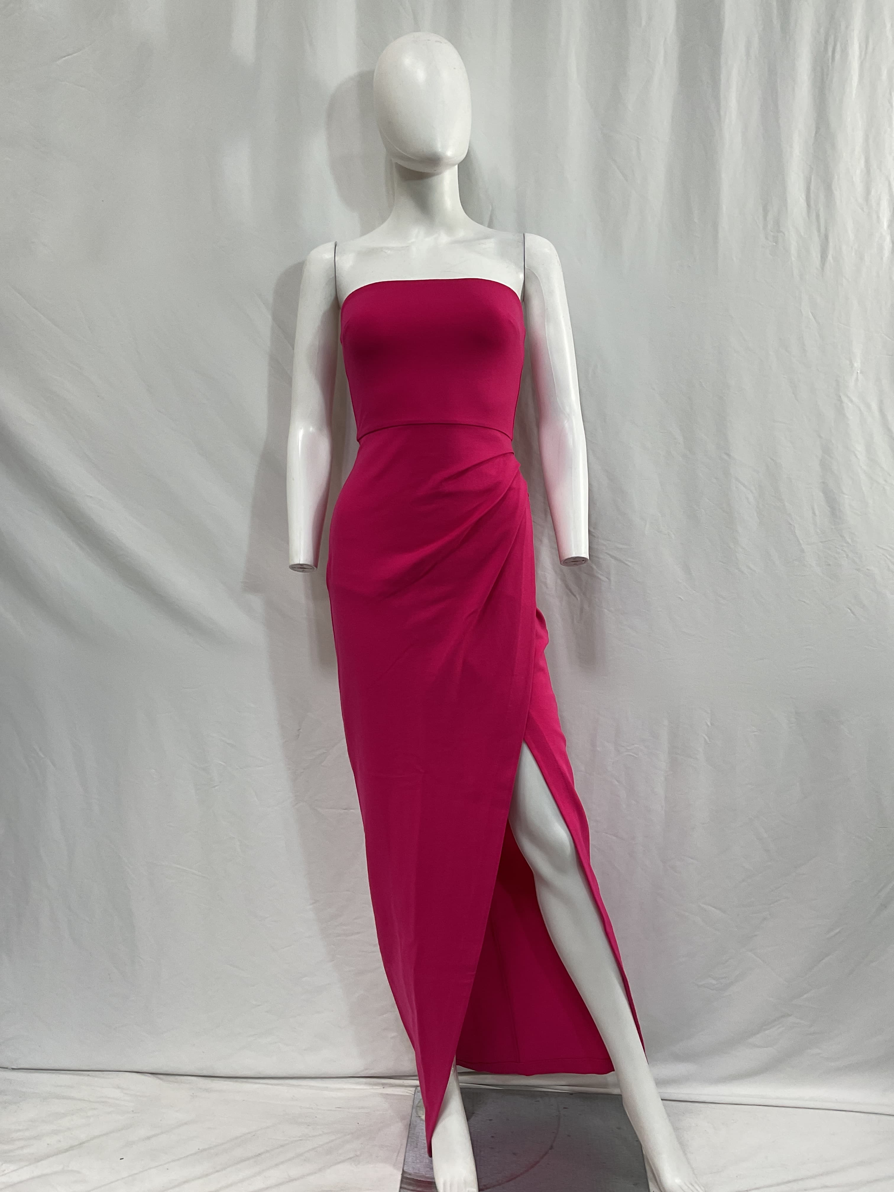 Lucilda Gown In Hot Pink - Image 2