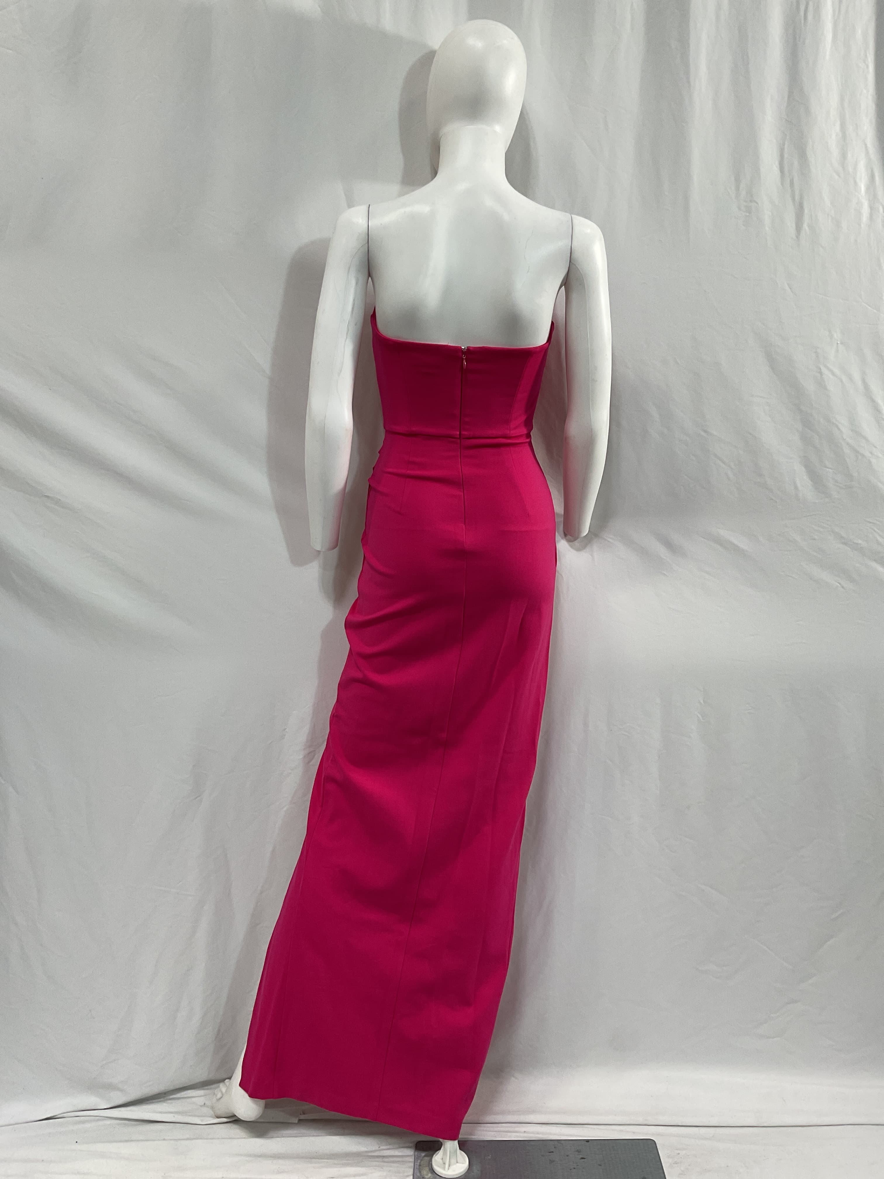 Lucilda Gown In Hot Pink - Image 3