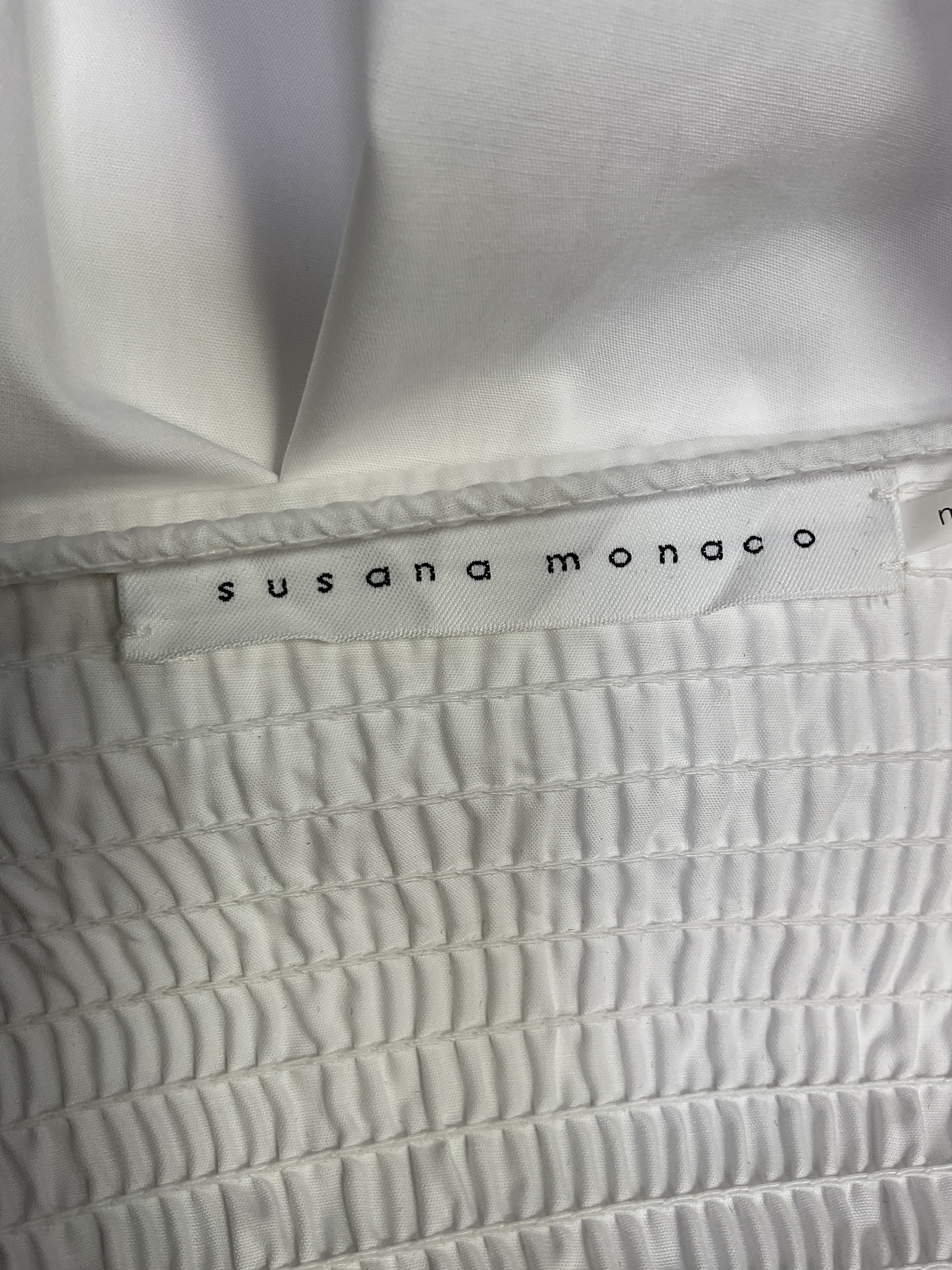 Poplin Flared Dress In Sugar - Image 4
