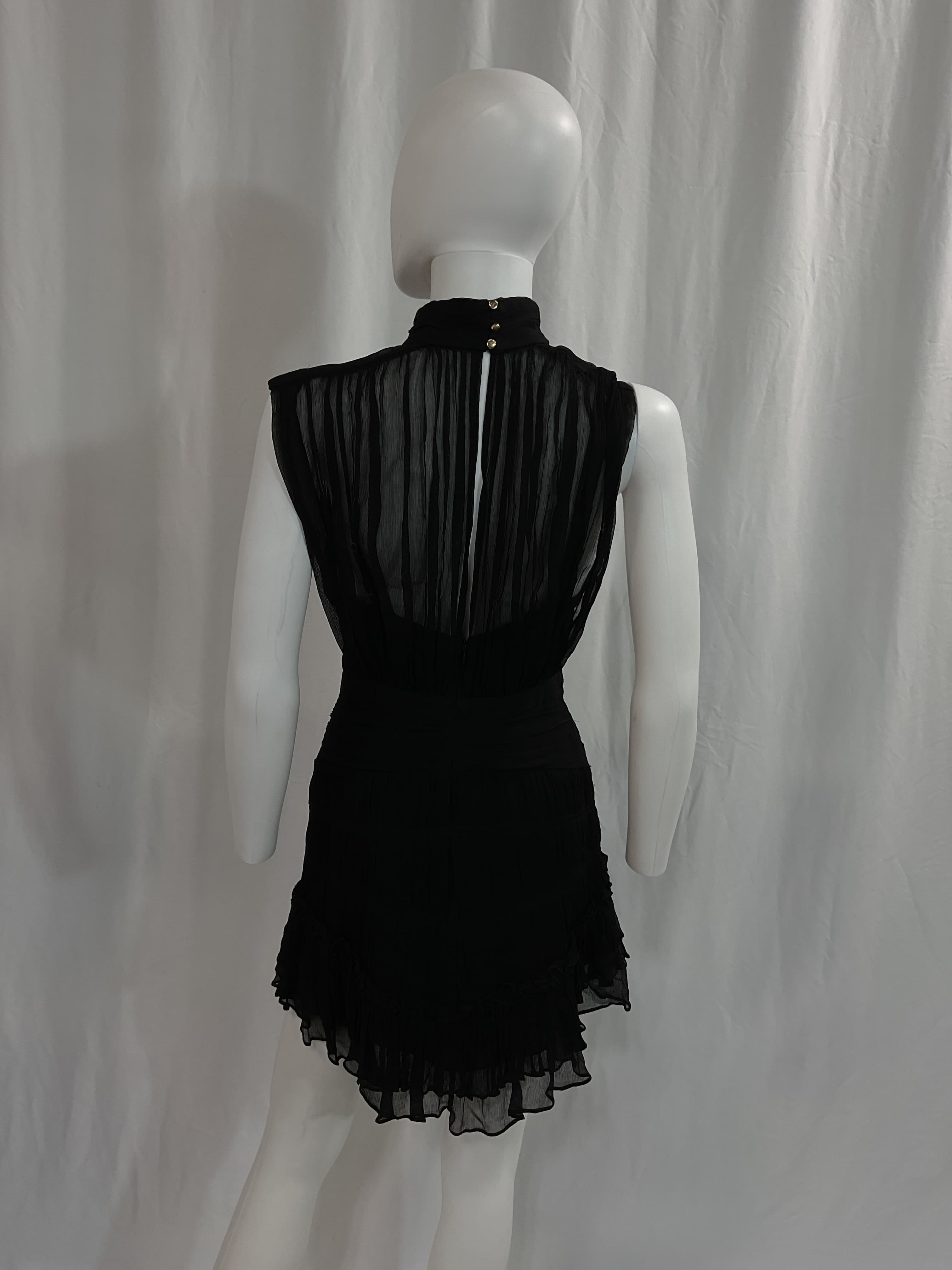 Safira Mini Dress In Black - Image 2
