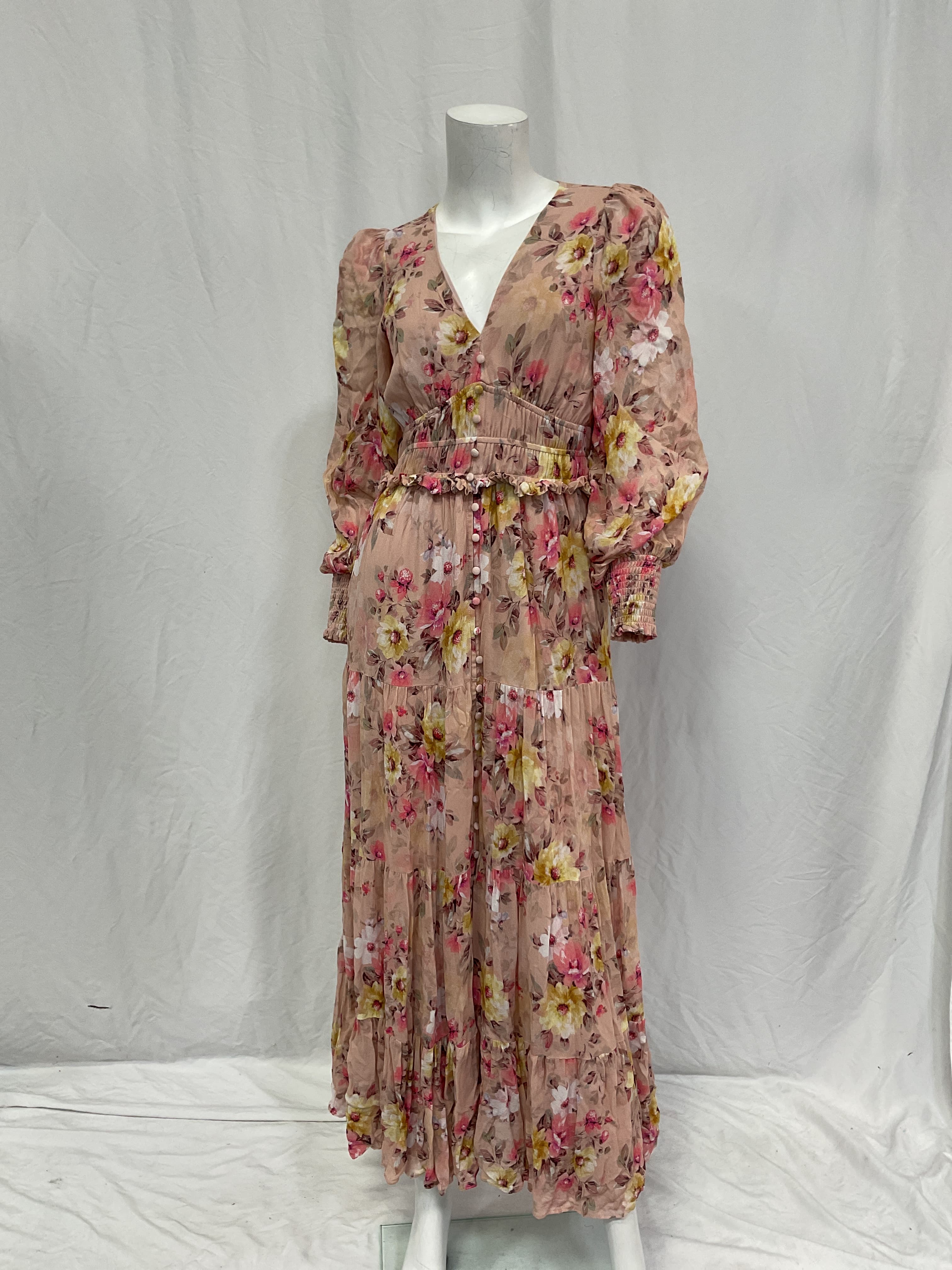 Frida Maxi Dress In New Day Blush - Image 3