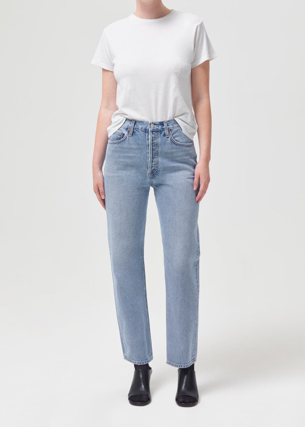 90's Pinch Waist High Rise Straight - Image 1