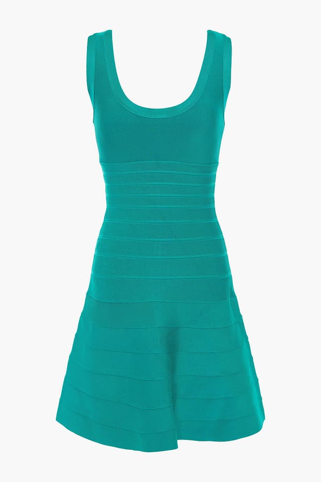 Flared Bandage Mini Dress - Image 1