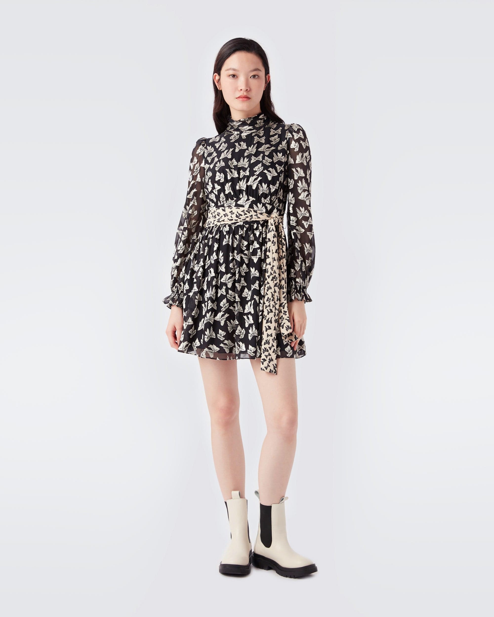Joey Belted Mini Dress - Image 1