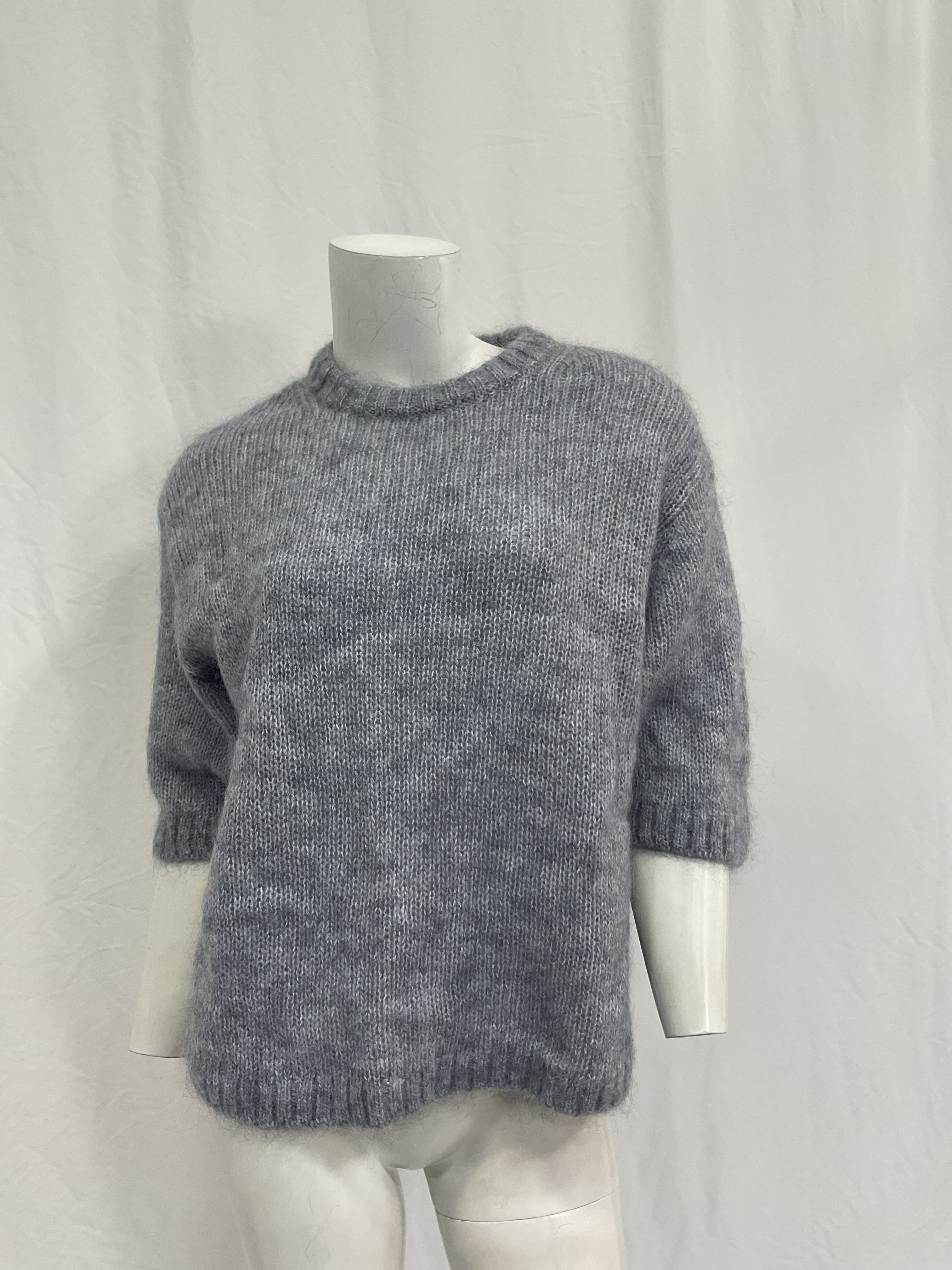 Knitted Mohair-Blend T-Shirt - Image 3