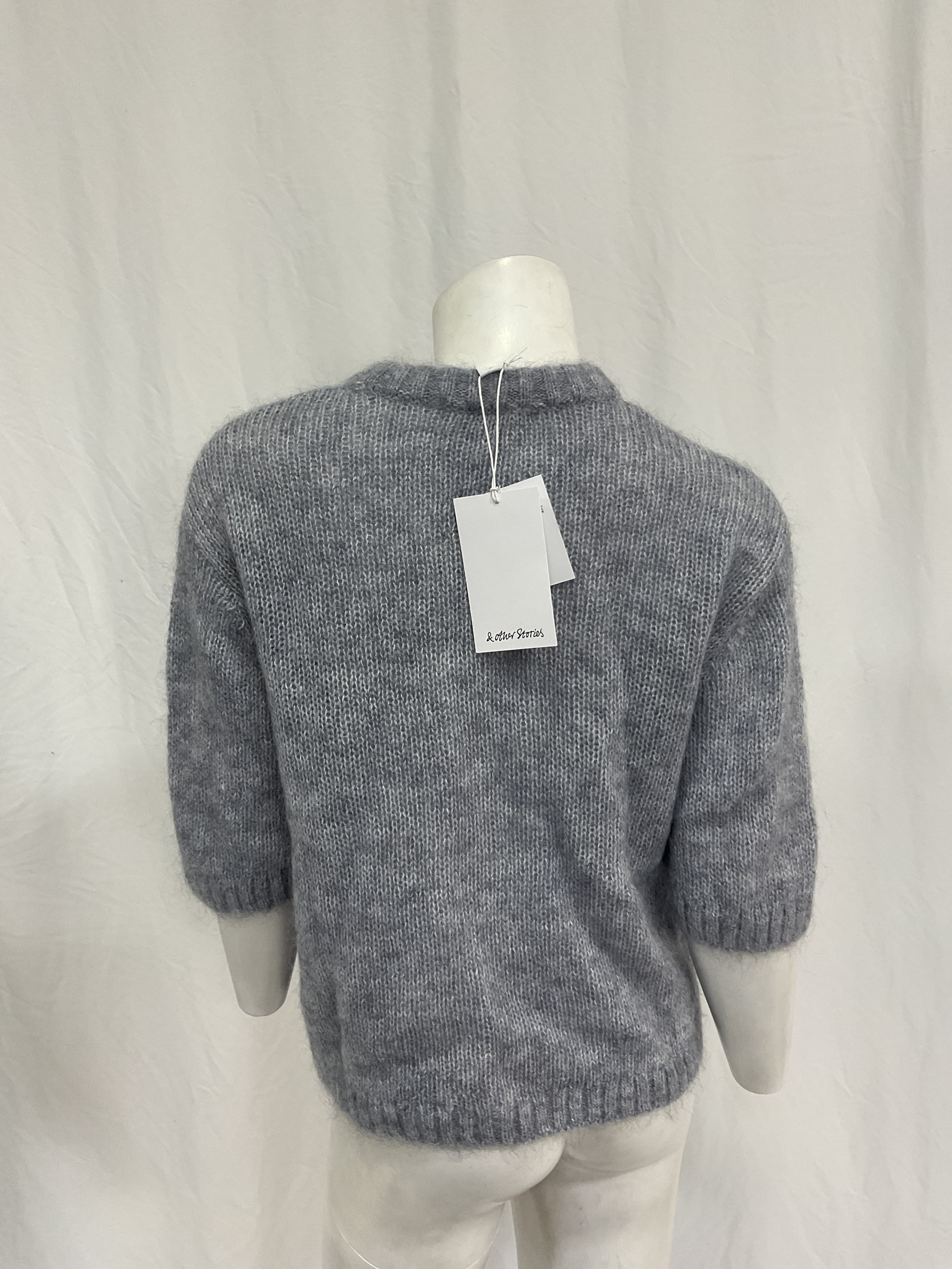 Knitted Mohair-Blend T-Shirt - Image 2