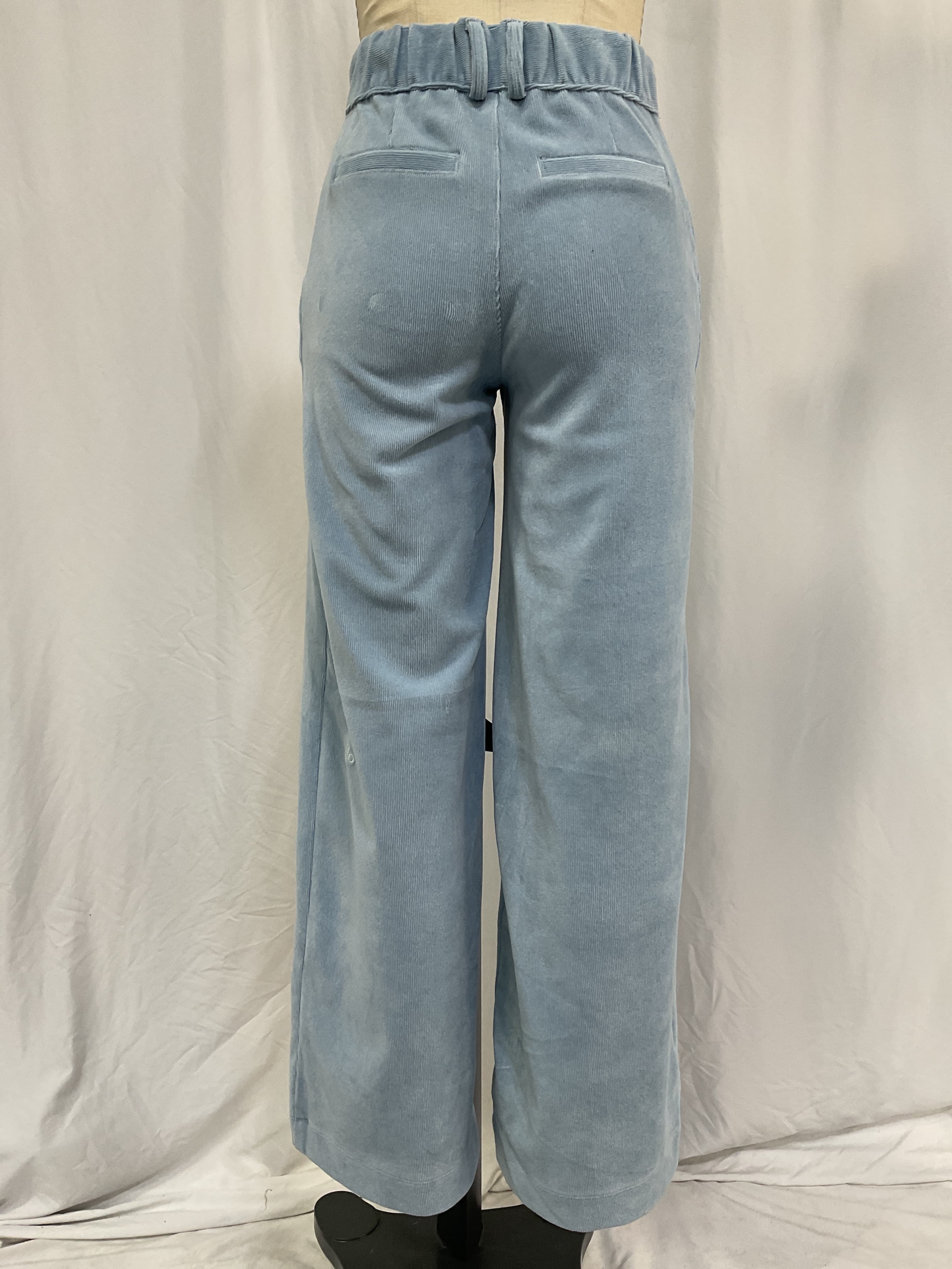Micro Corduroy Mid-Rise Dreamer Wide Leg Trouser - Image 3
