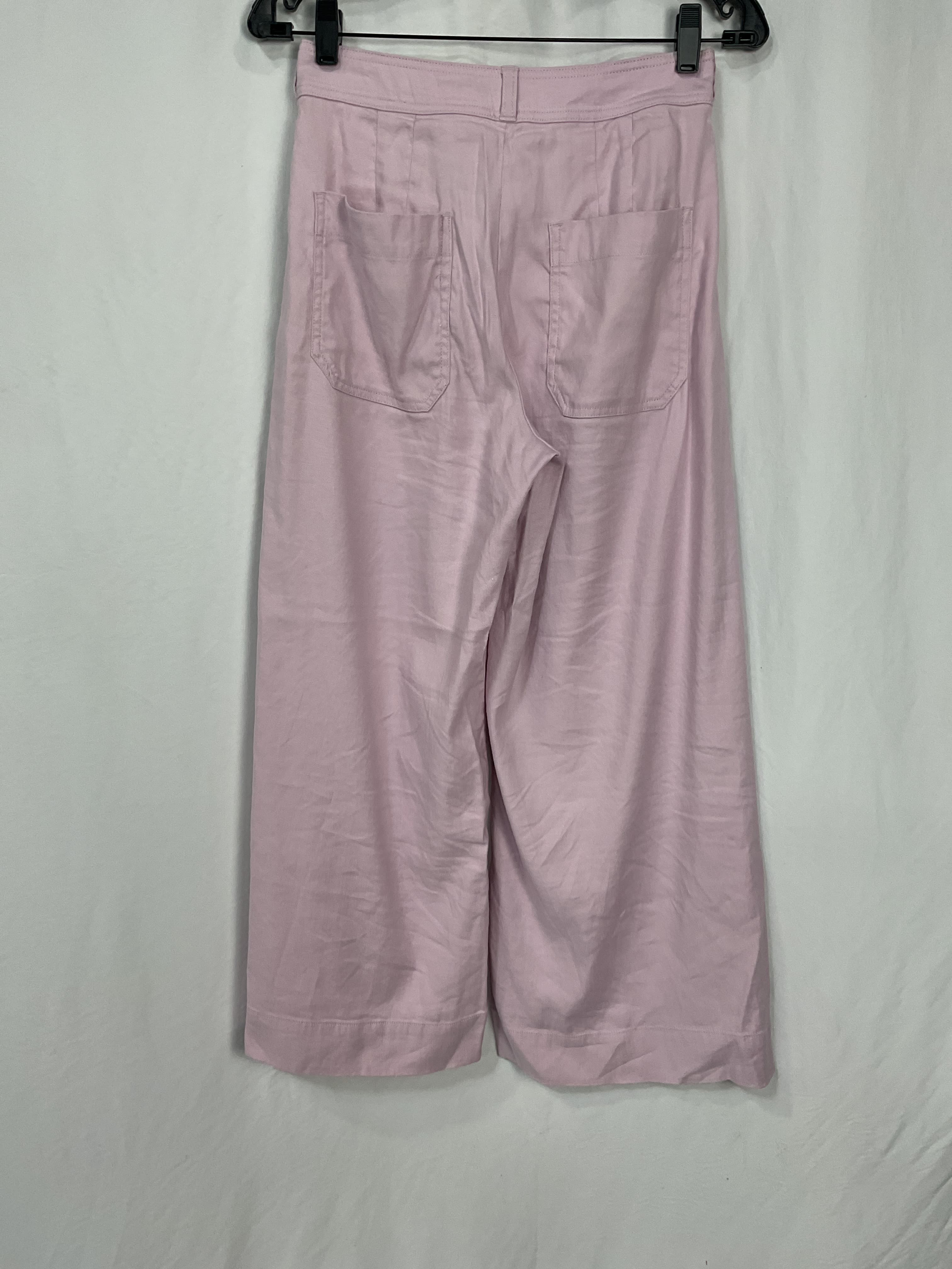 The Ettie High-Rise Crop Wide-Leg Pants By Maeve: Linen Edition - Image 2
