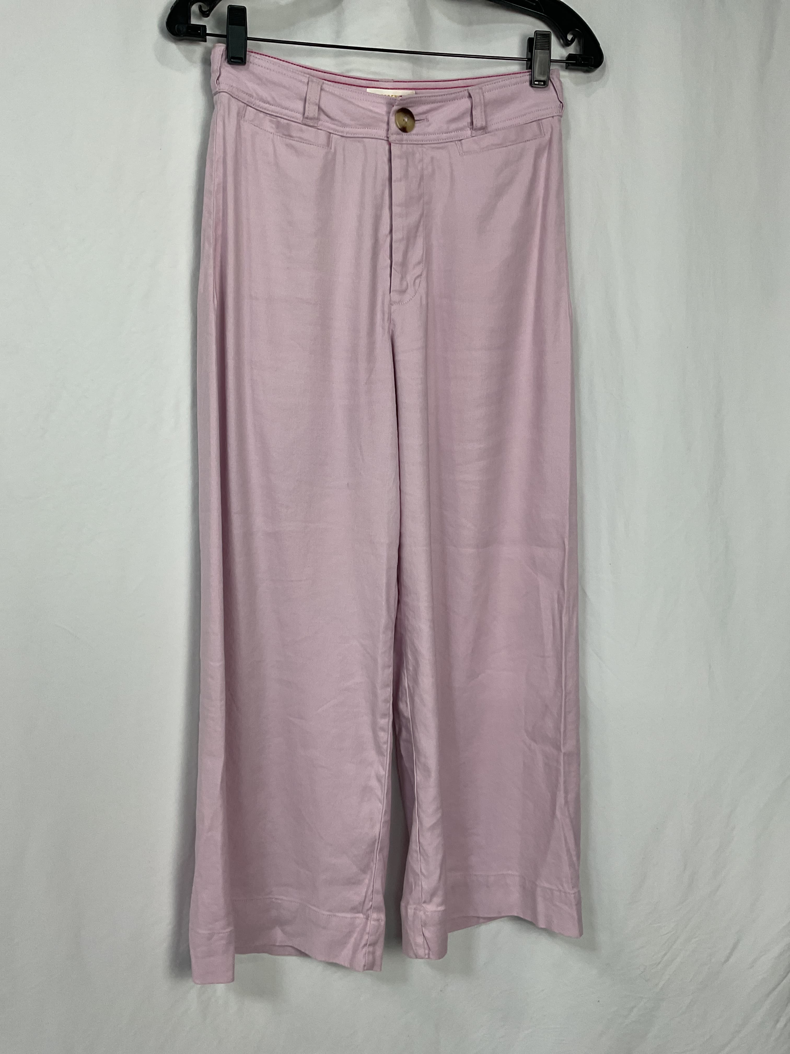 The Ettie High-Rise Crop Wide-Leg Pants By Maeve: Linen Edition - Image 3