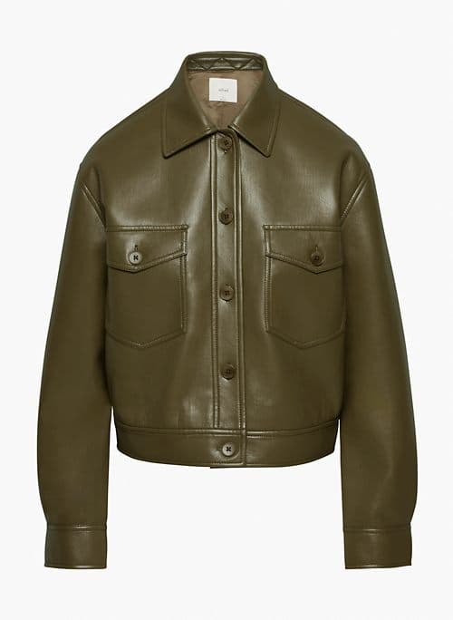 The Ganna Cropped Shirt Jacket - Image 1