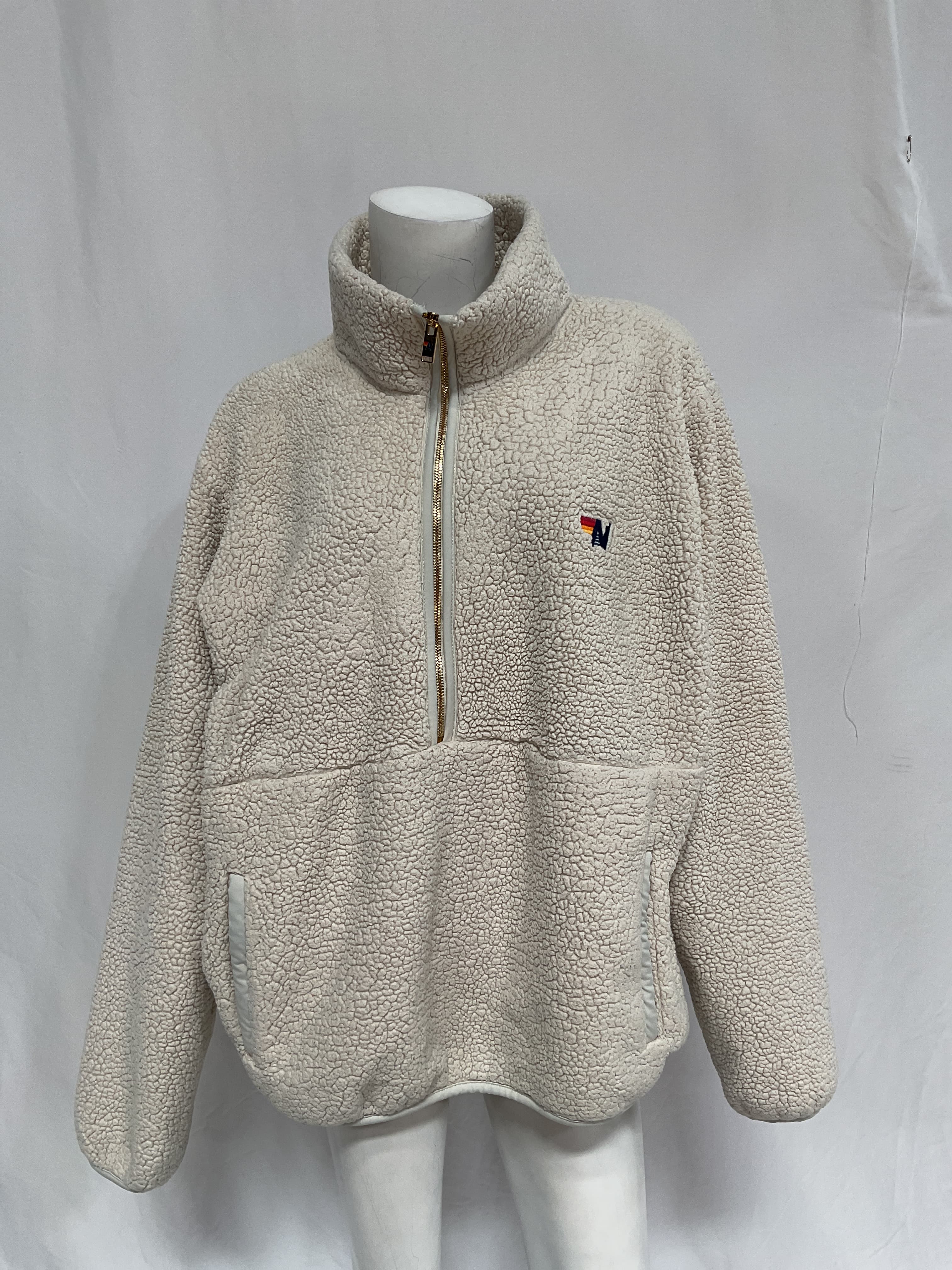 Teddy Unisex Half Zip Jacket - Image 3