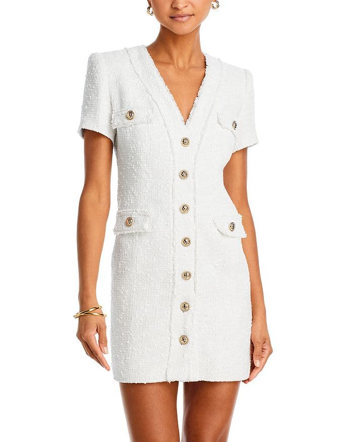 Anne Tweed Mini Dress - Image 1