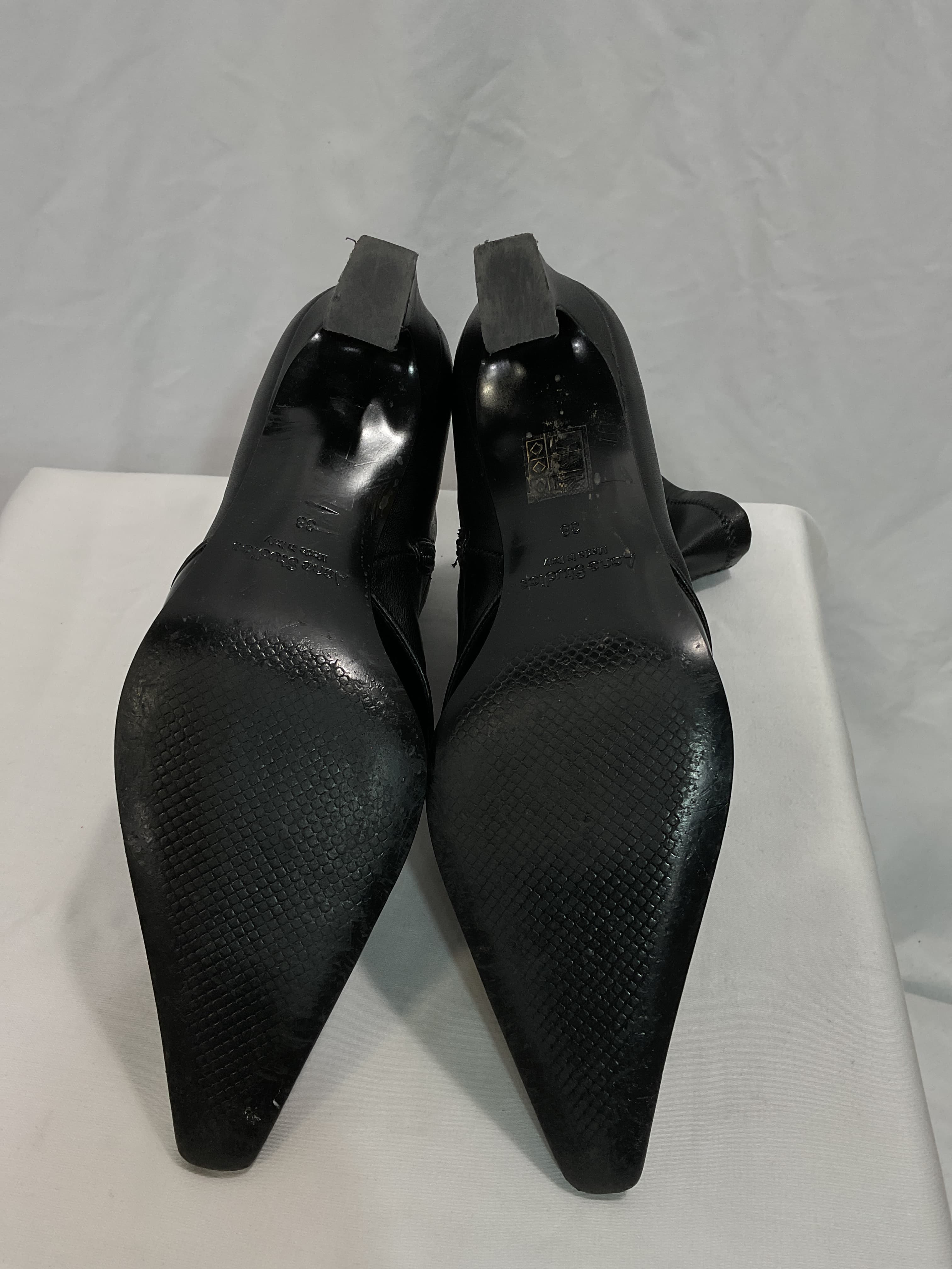 Faux Leather Ankle Boots - Image 4