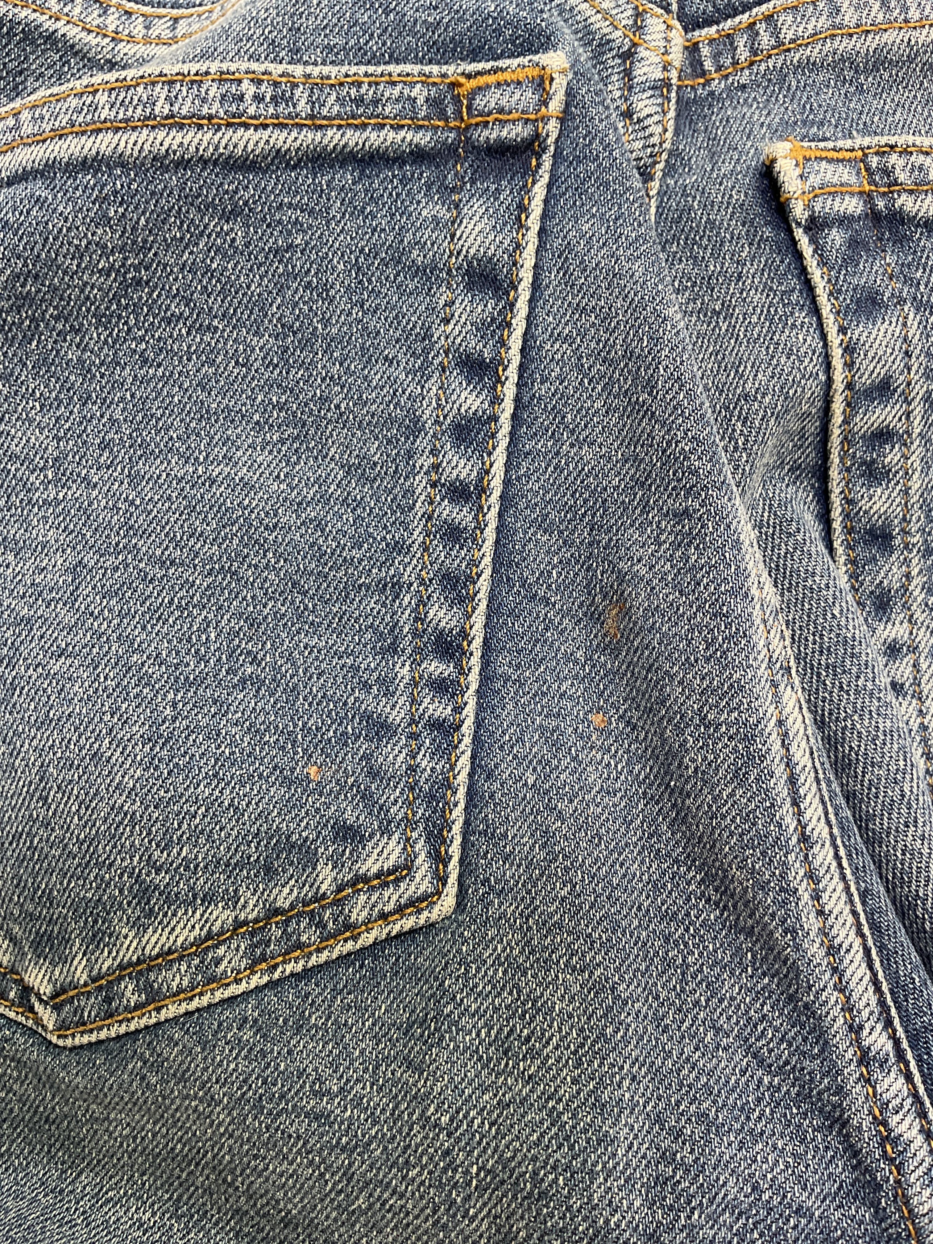 90s High Rise Loose Fit Straight Leg Jeans - Image 2