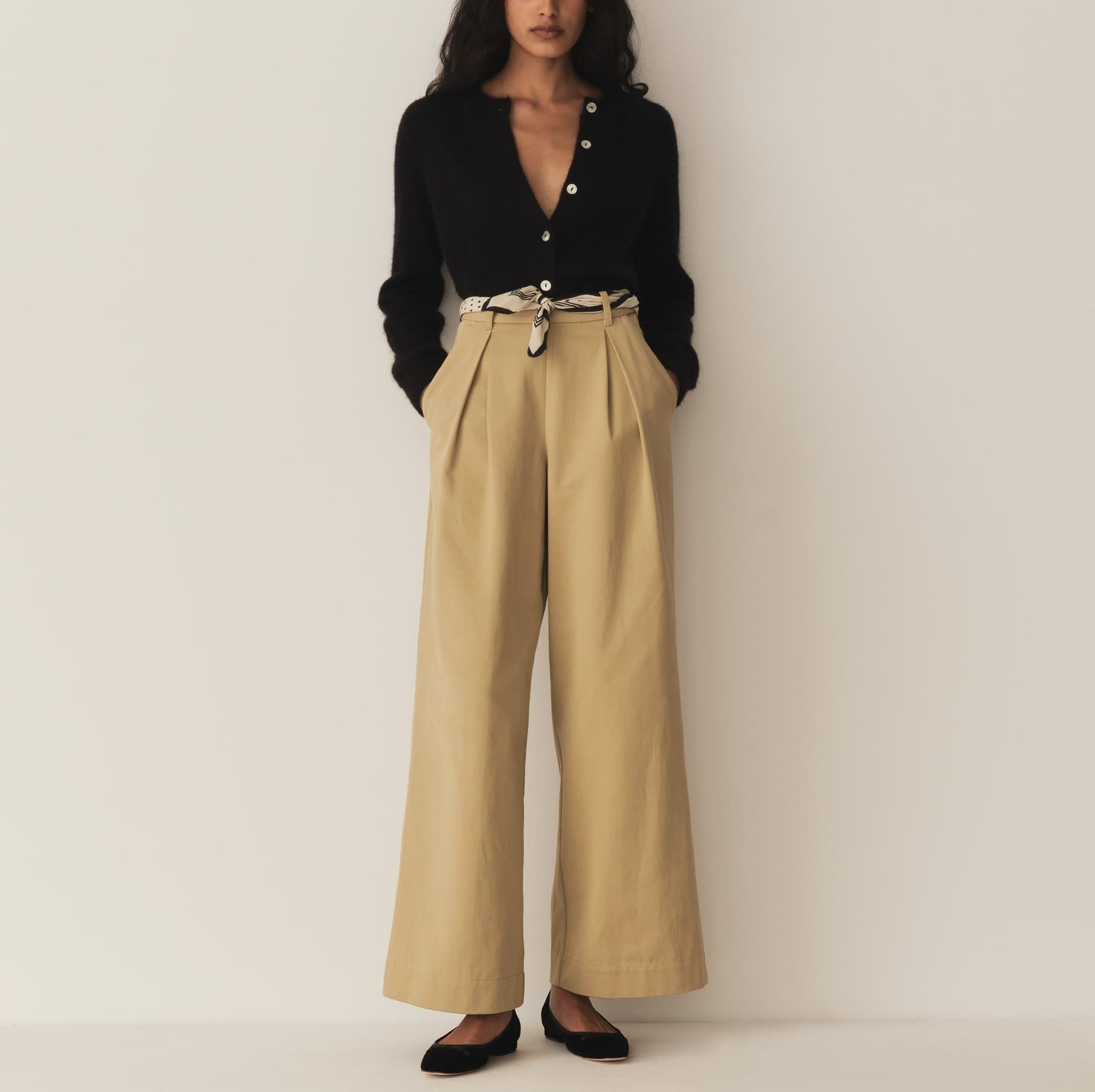 Hilaire Pant -- Stone - Image 1