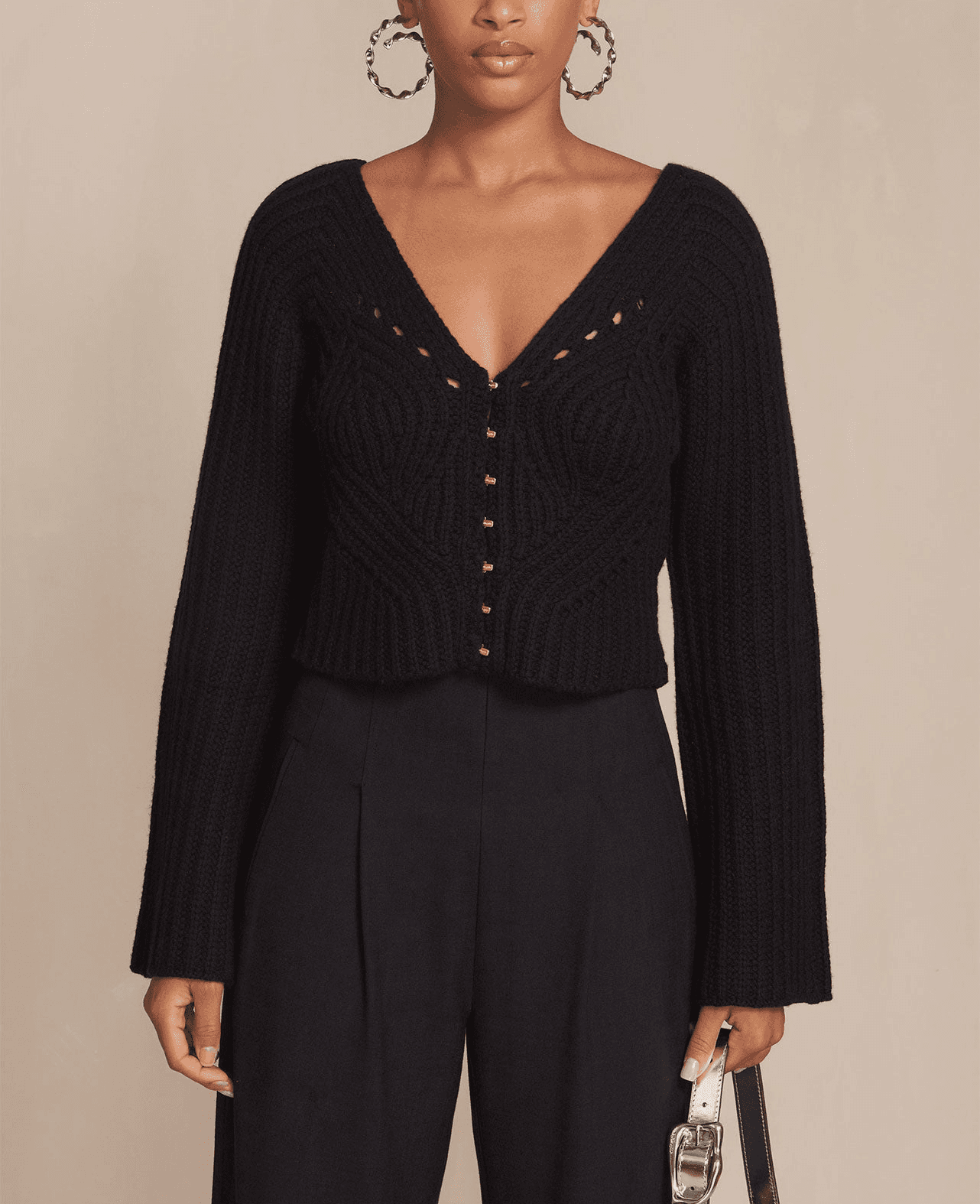 Caron Knit Cardigan - Image 2