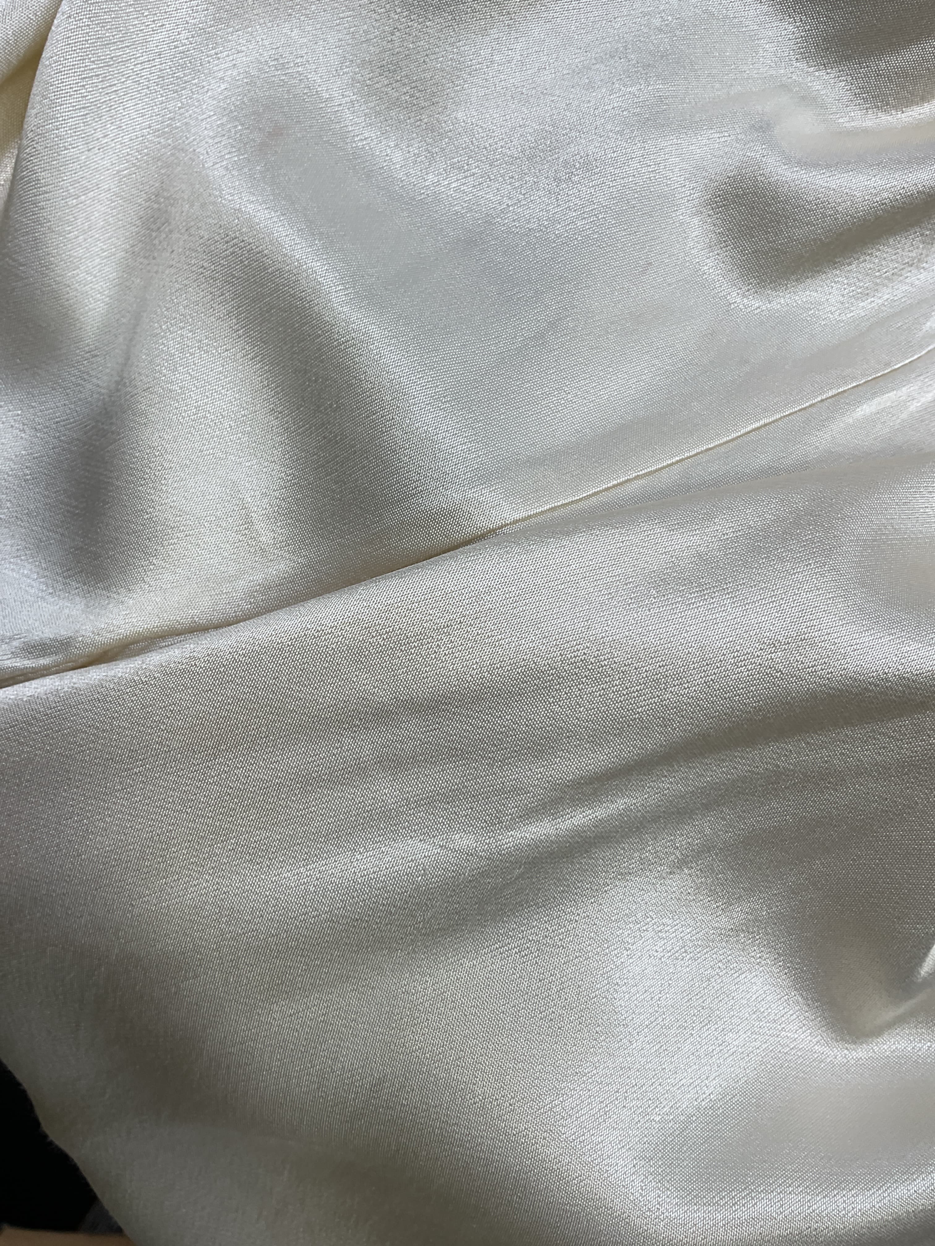 Myka Cream Satin Pant - Image 4