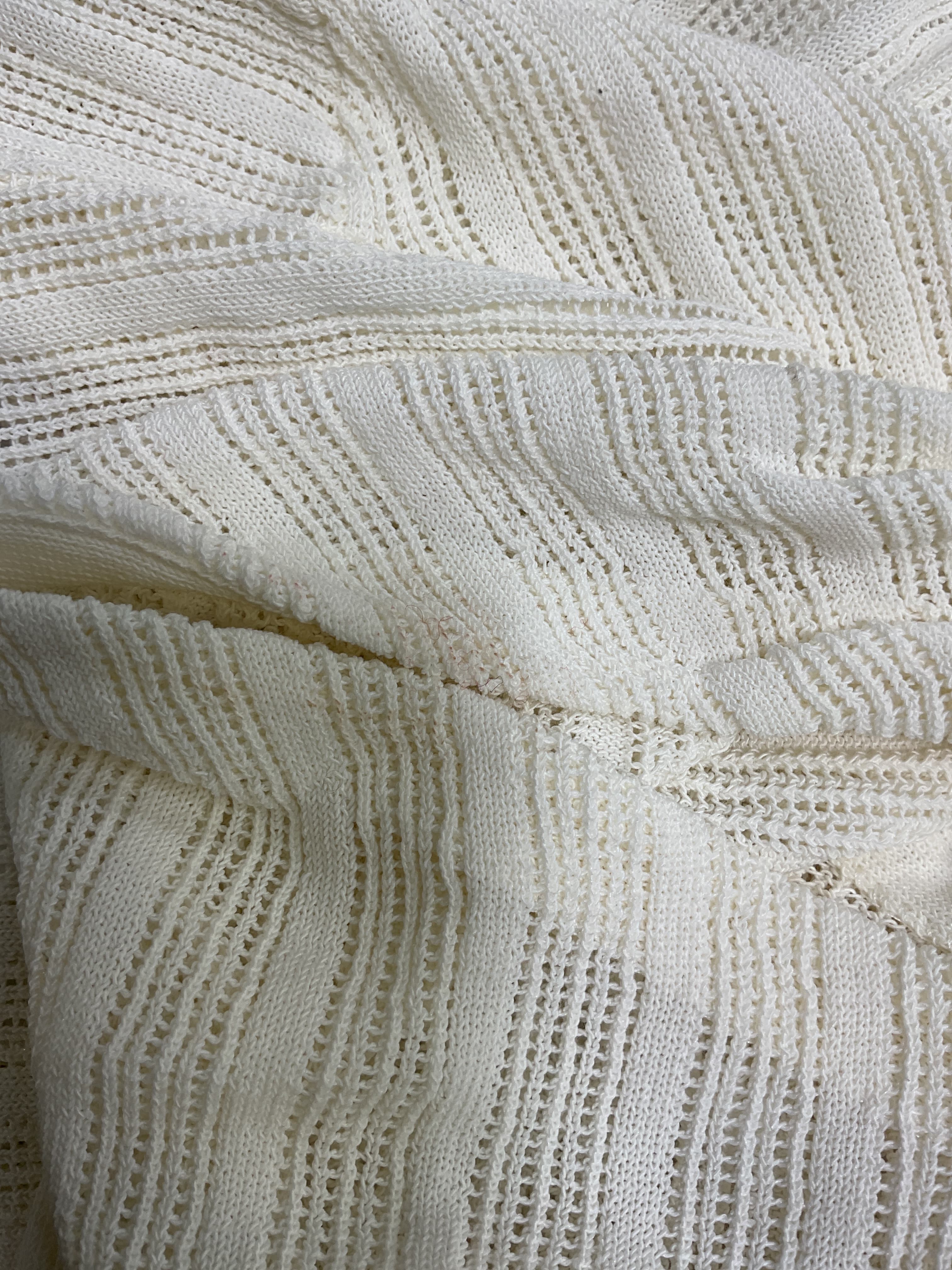 Bowie Ivory Long Sleeve Knit Top - Image 2