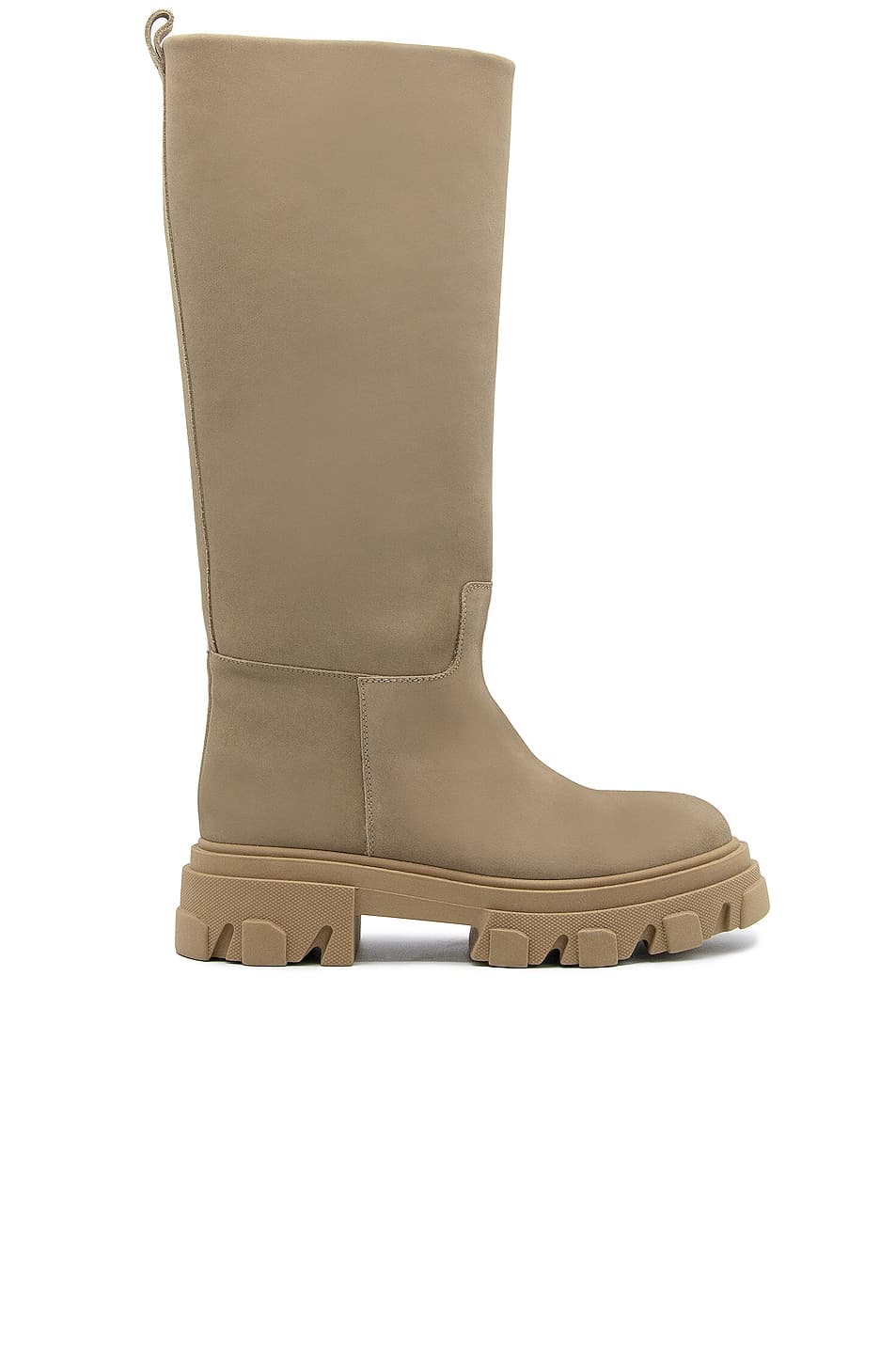 Gia Borghini X Pernille Teisbaek Tubular Boot In Sand - Image 1