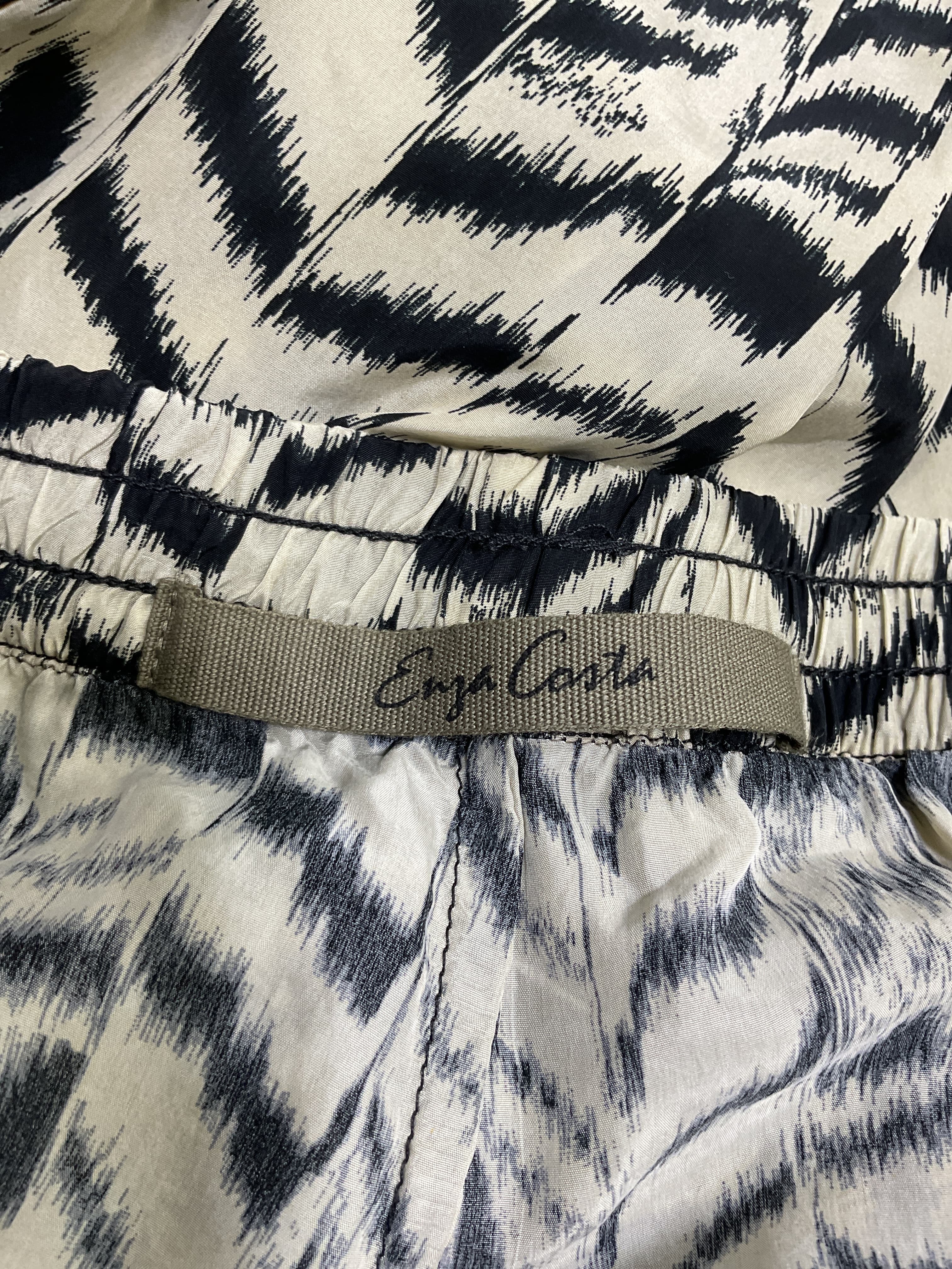 Resort Pant In Olive Oil Zebra - Image 4